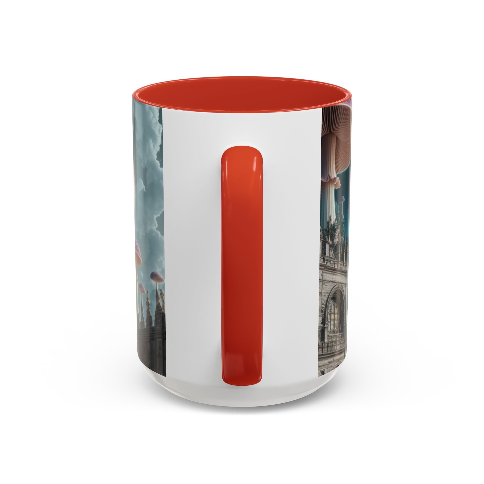 Mug: Mystical Mushroom Accent Coffee Mug — Fantasy Psychedelic Ceramic Cup (11/15oz)