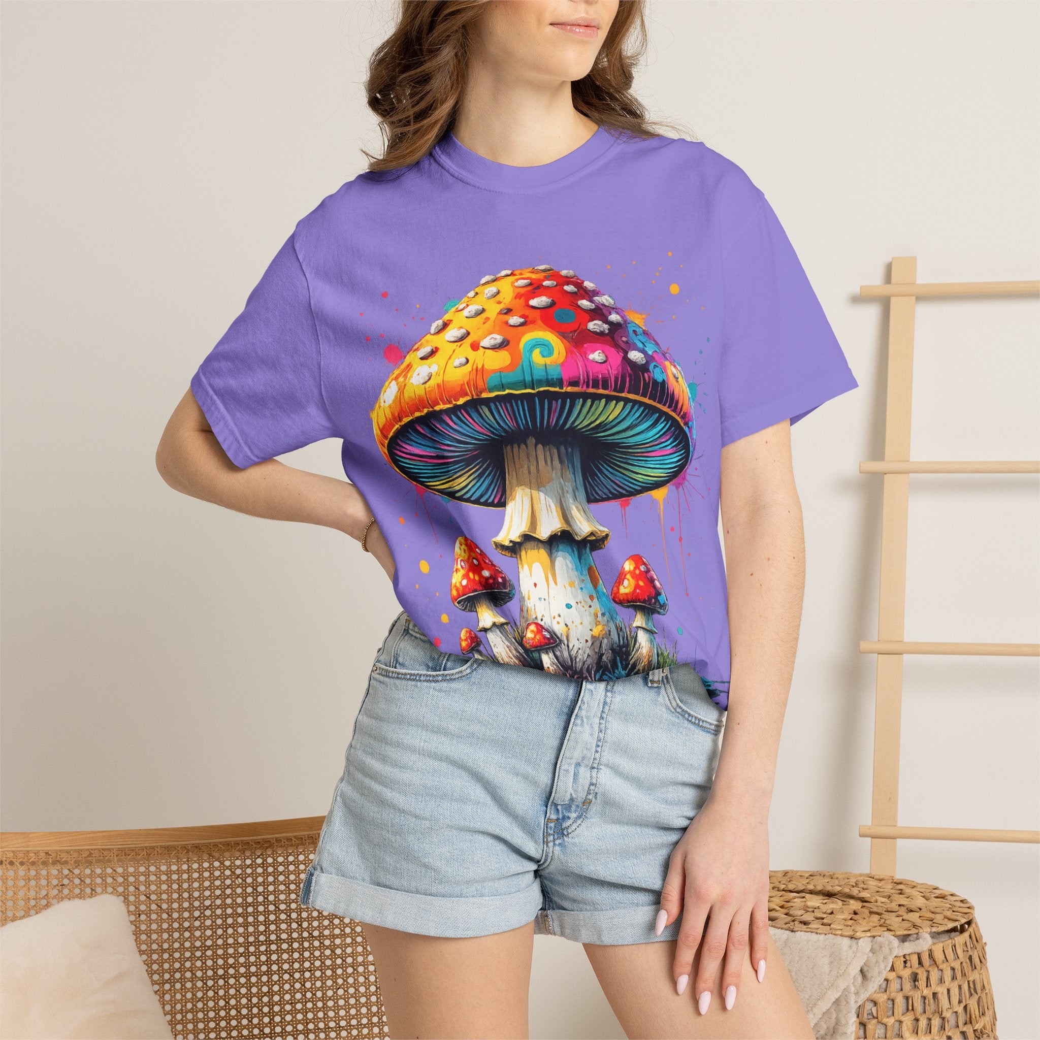 Lake Oswego Mushroom T-Shirt — Vintage Nature & Psychedelic Fungi Design