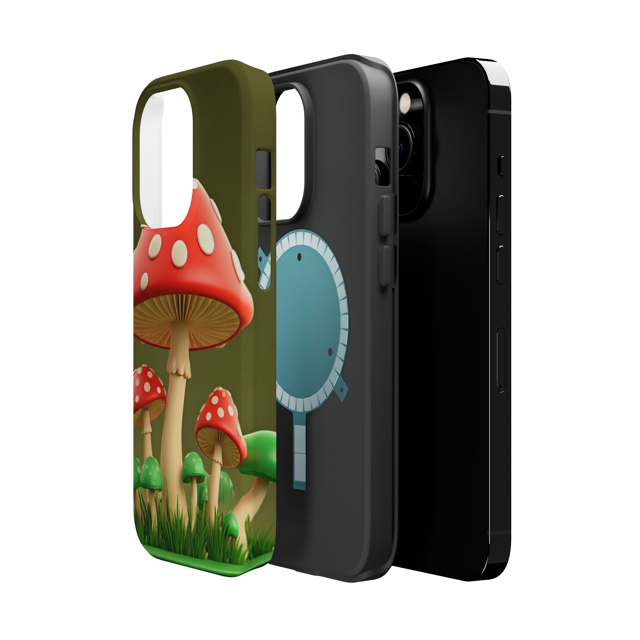 🍄🔥Golden Glow Mushroom Phone Case – Nature Meets Radiance" 🍄✨📱