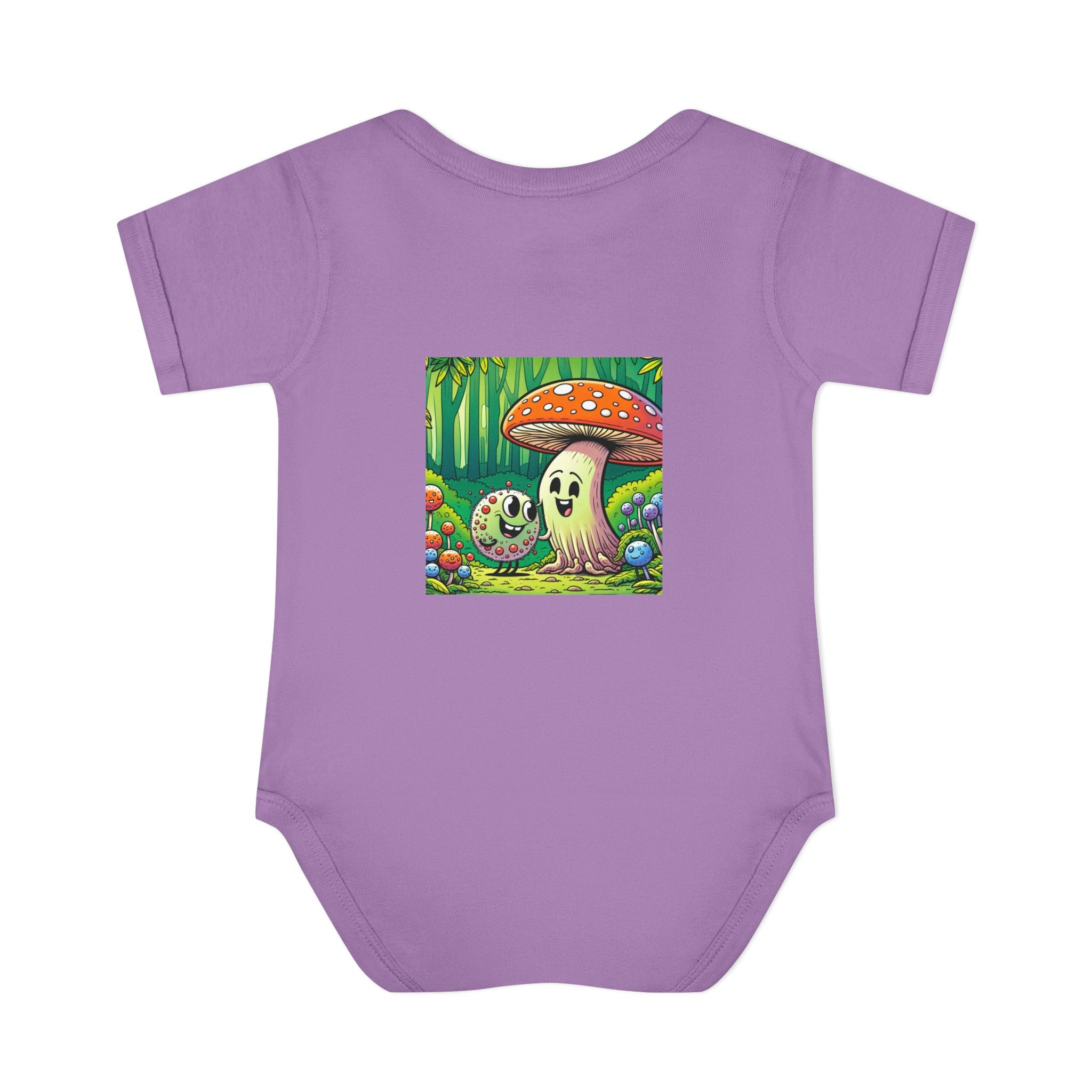 🍄👶 “Forest Friends” Baby Bodysuit