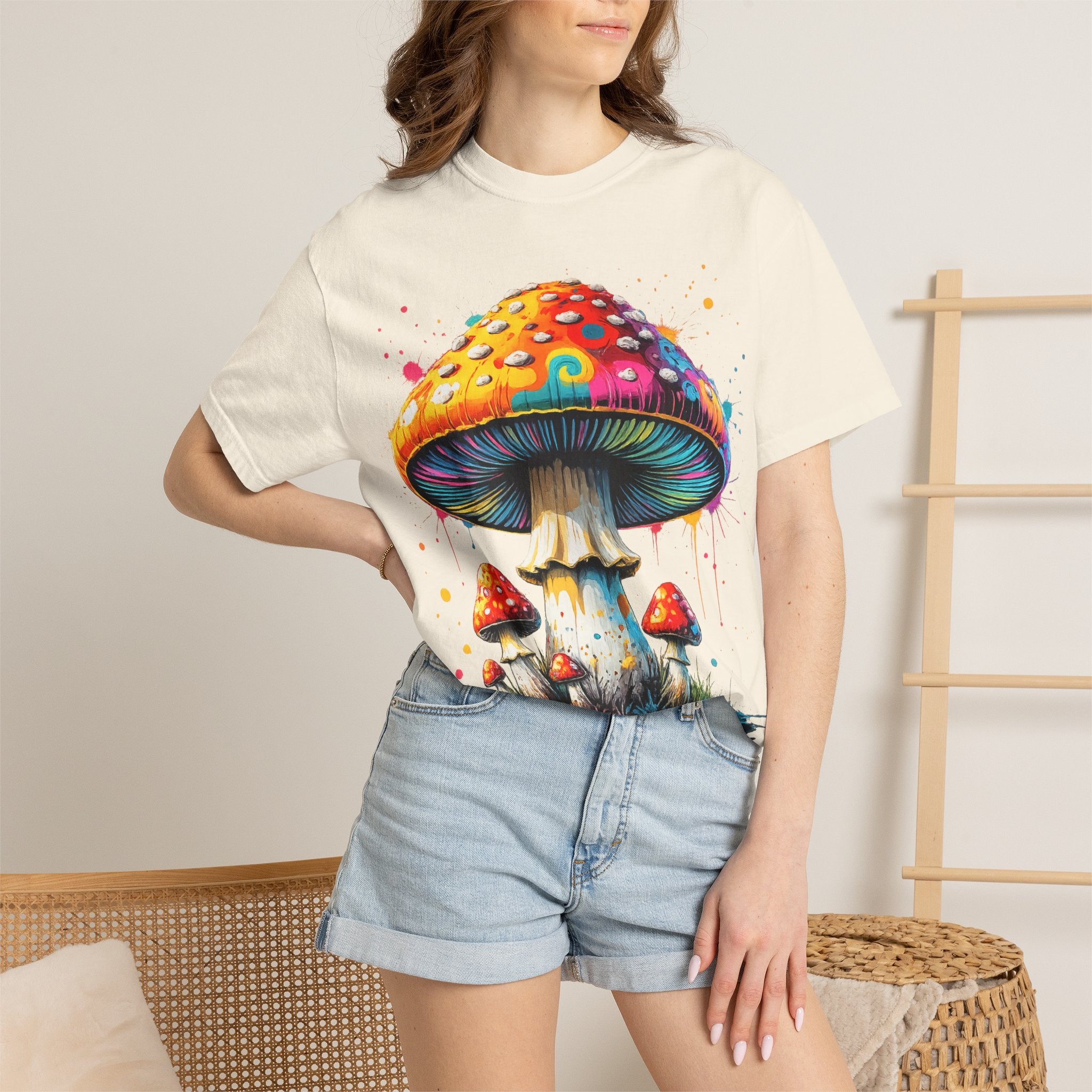 Lake Oswego Mushroom T-Shirt — Vintage Nature & Psychedelic Fungi Design