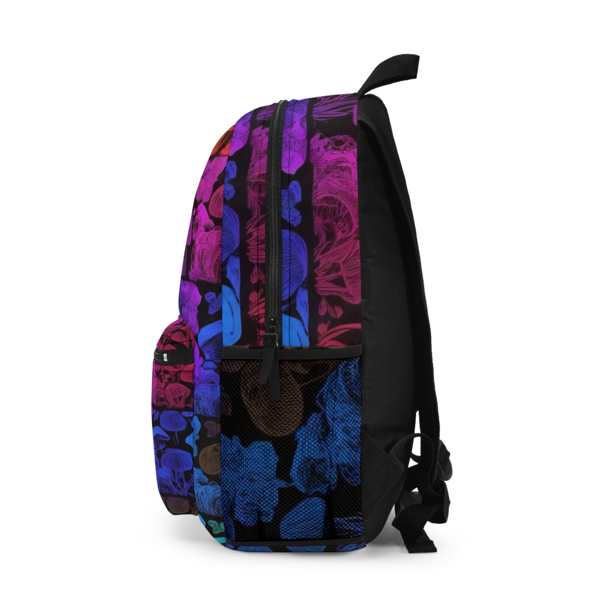 🌈 "Shroom Prism" Backpack – Where Color Meets Curiosity  Step into the spotlight—carrying the whole spectrum of mushroom magic.