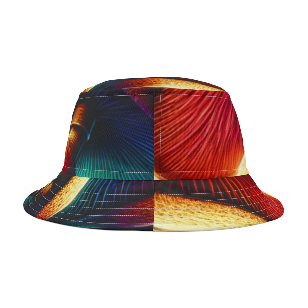 Abstract Floral Sunset Bucket Hat