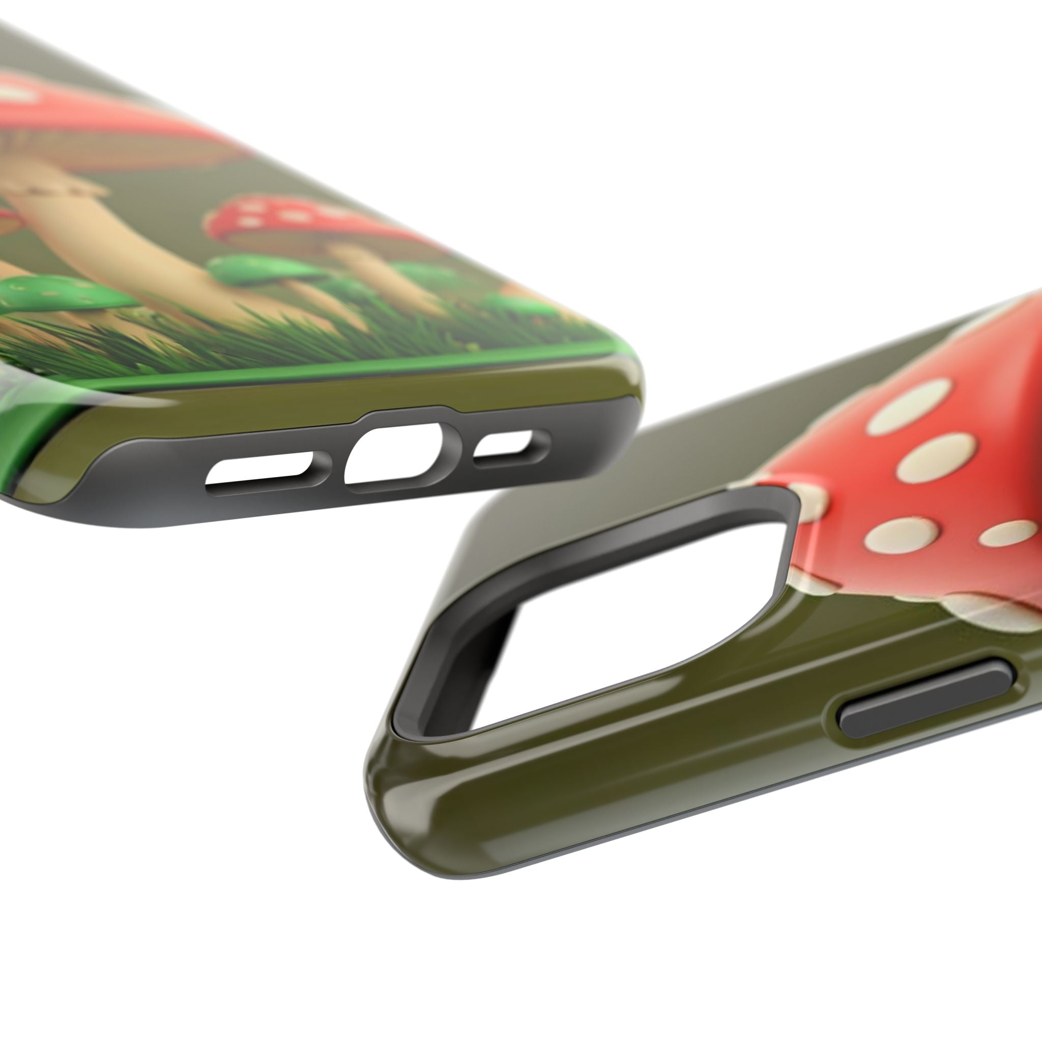 🍄🔥Golden Glow Mushroom Phone Case – Nature Meets Radiance" 🍄✨📱
