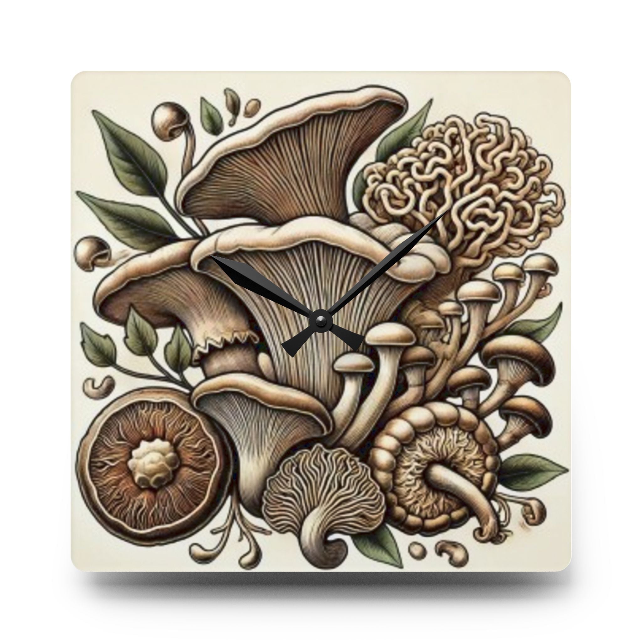 🕒 "Forest Time – Mushroom Harmony Clock" 🍄