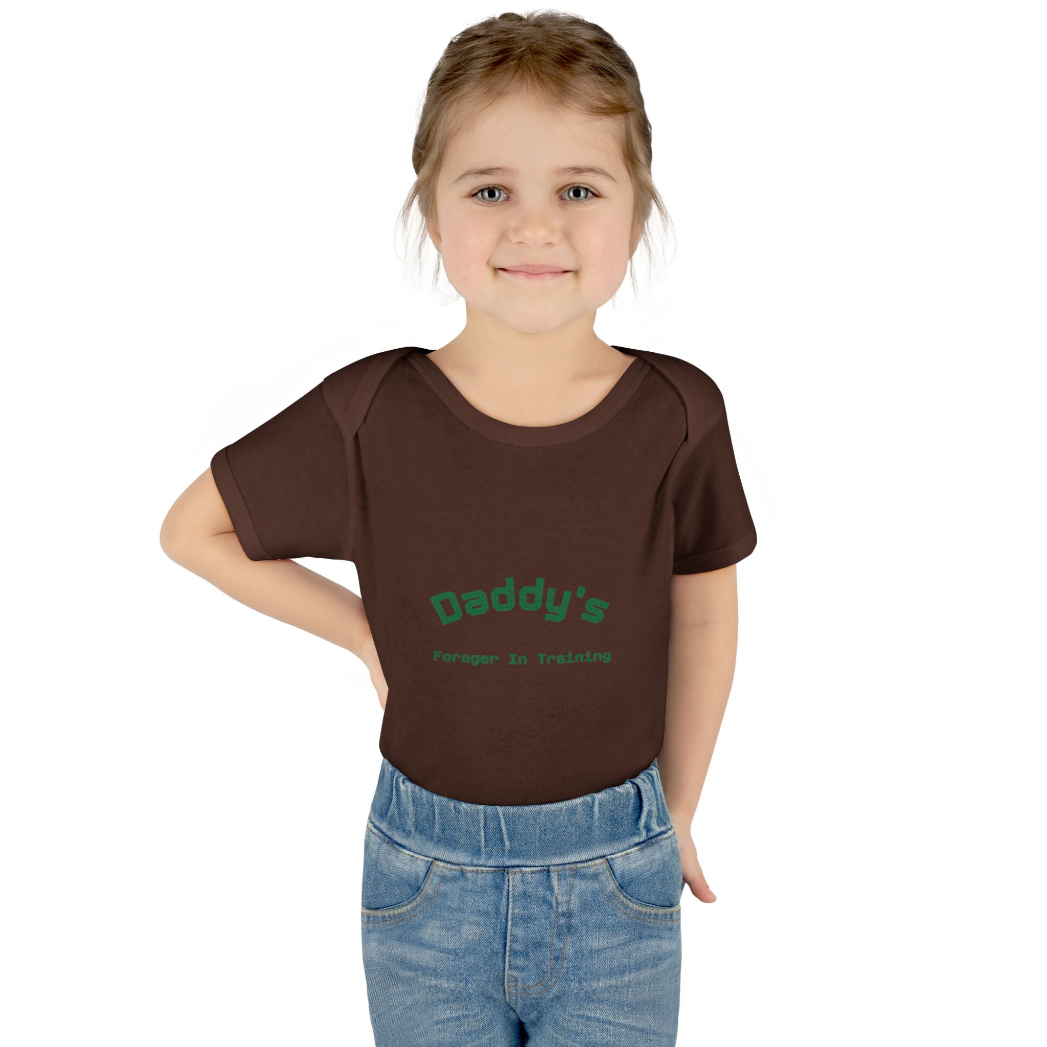 🍄👶 “Forest Friends” Baby Bodysuit One Piece