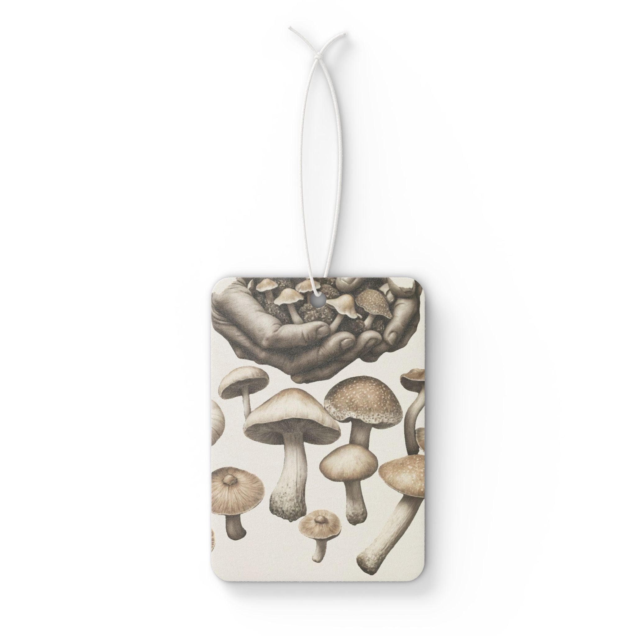 🍄 “Held by Nature” Air Freshener – Earthtone Fungi Design 🌿🚘