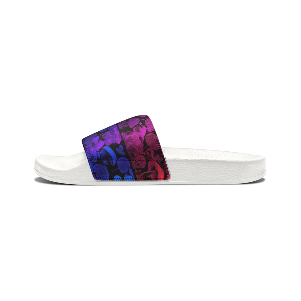 Men's Slide Sandals — Colorful Gradient Skull Pattern Removable-Strap Slides