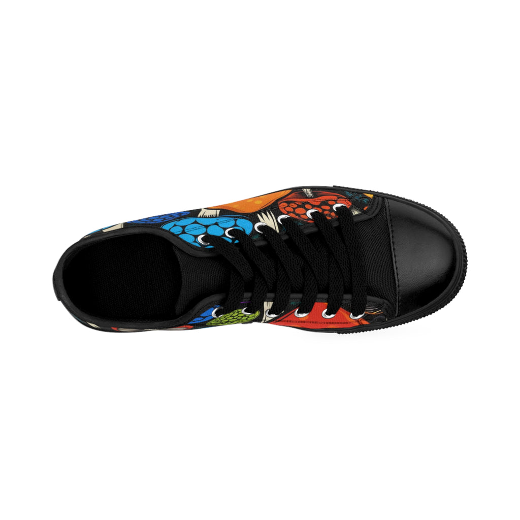 🍄 Psychedelic Stroll Low-Top Sneakers – Step Into Your Story