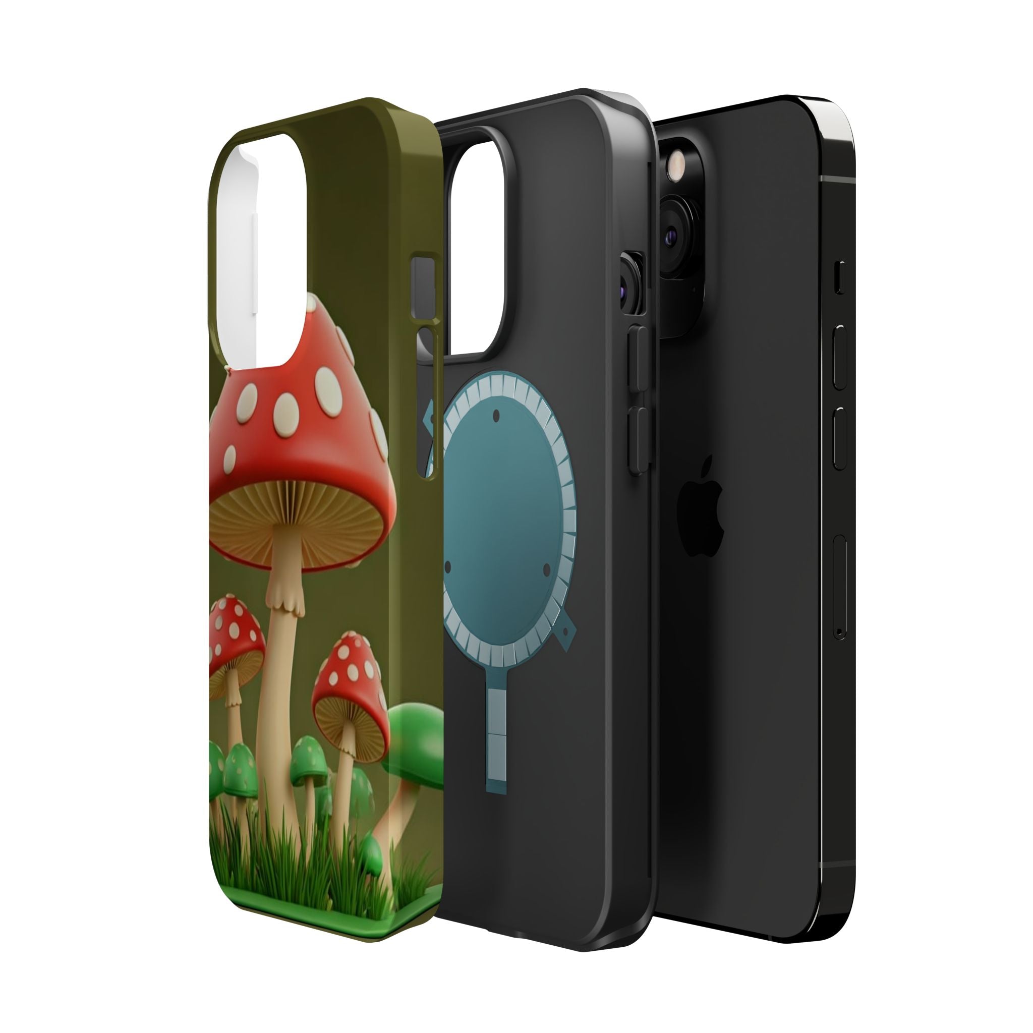 🍄🔥Golden Glow Mushroom Phone Case – Nature Meets Radiance" 🍄✨📱