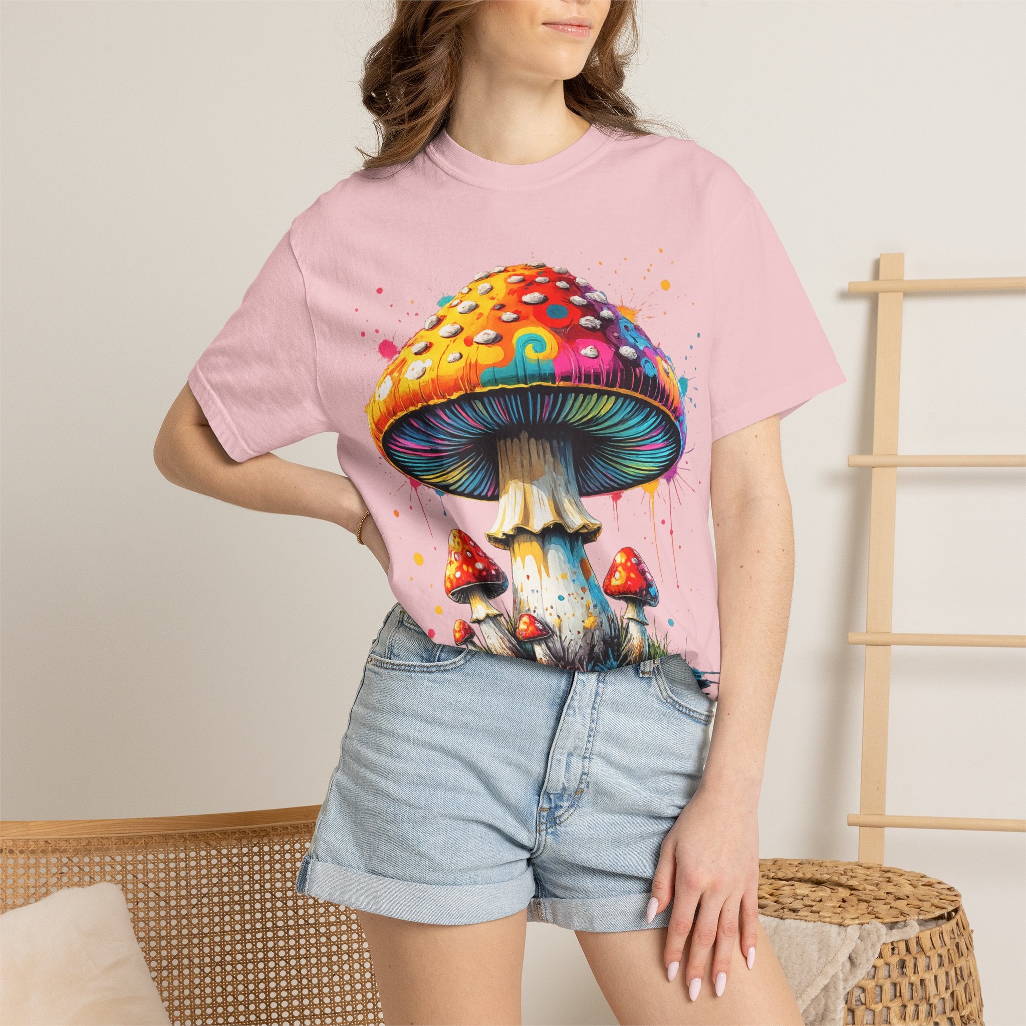 Lake Oswego Mushroom T-Shirt — Vintage Nature & Psychedelic Fungi Design