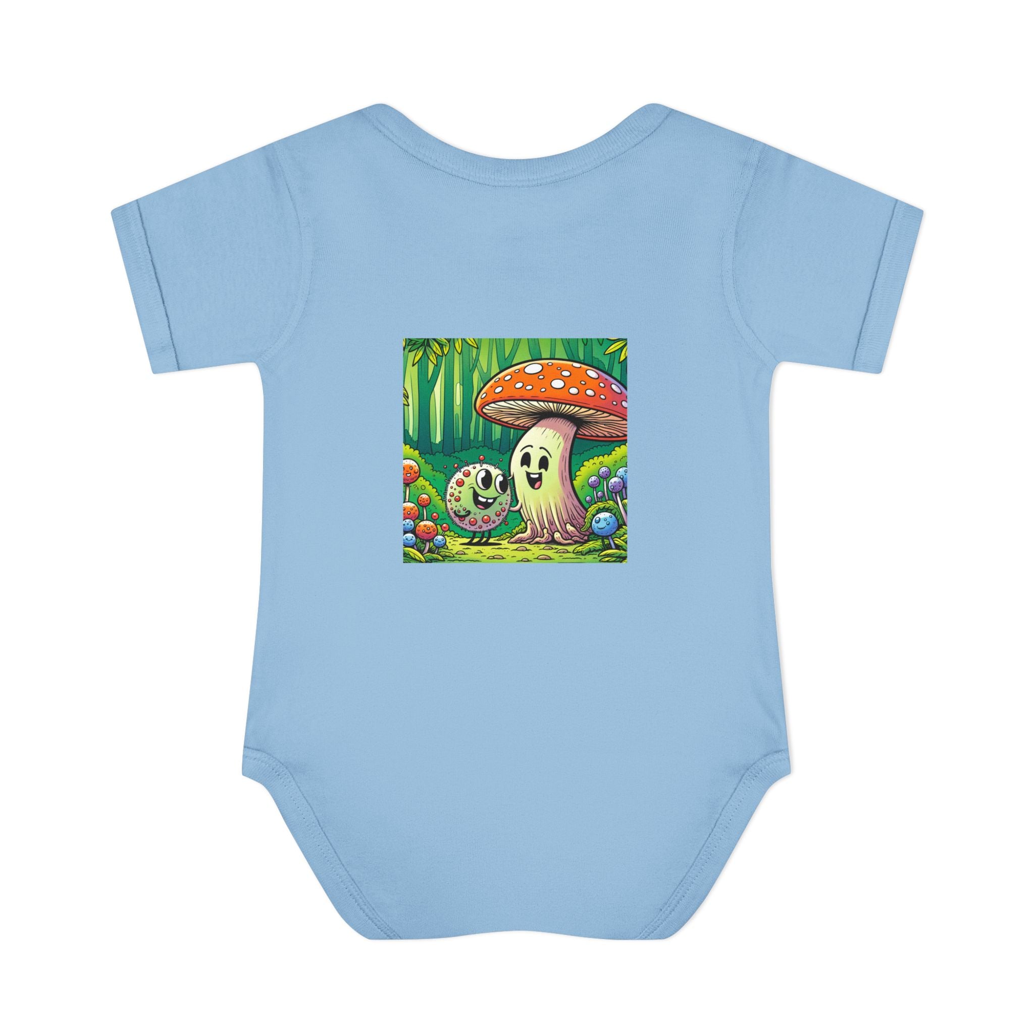 🍄👶 “Forest Friends” Baby Bodysuit