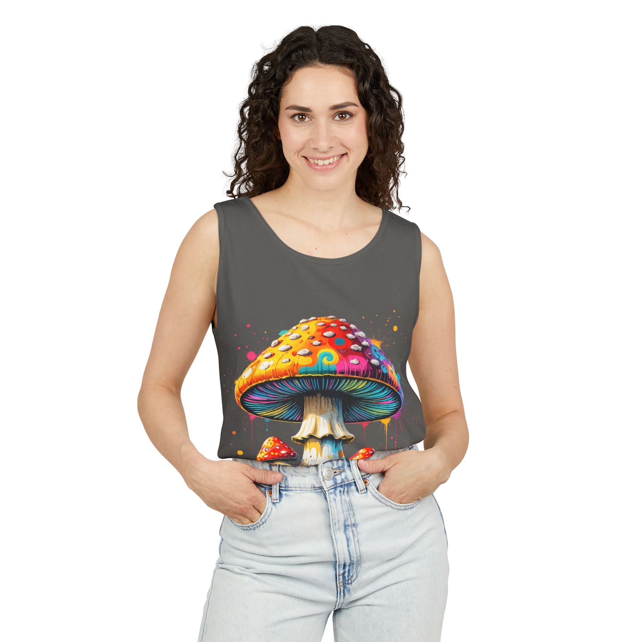 Mushroom Tank Top — Psychedelic & Portland Forest Graphic Tank