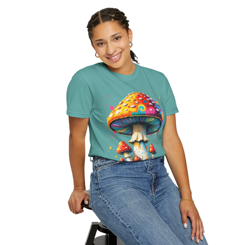 Lake Oswego Mushroom T-Shirt — Vintage Nature & Psychedelic Fungi Design