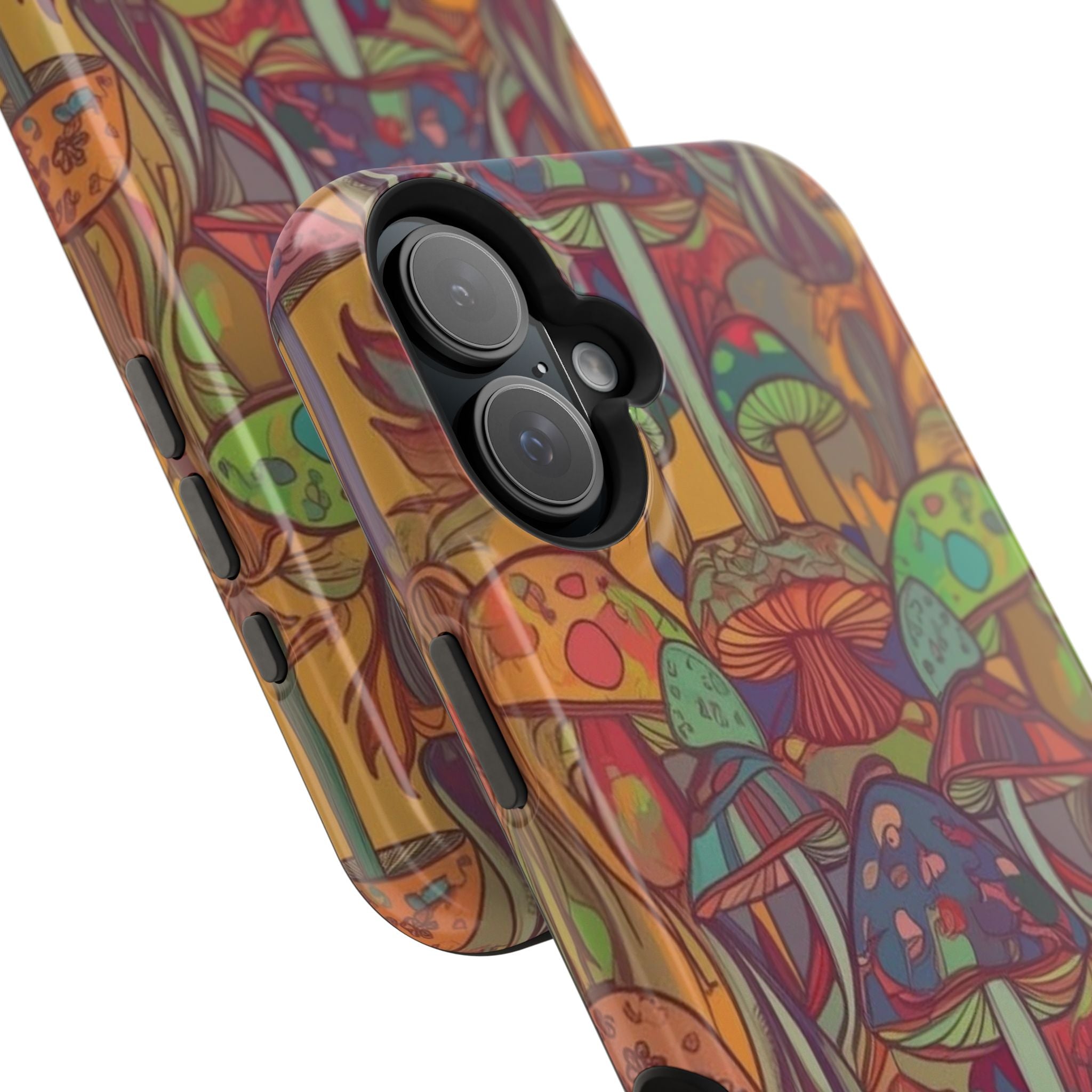 Mushroom Grove Impact-Resistant Case, Unique Phone Cover for Nature Lovers, Mushroom Art Gifts, Phone Accessories for Festivals, [...]