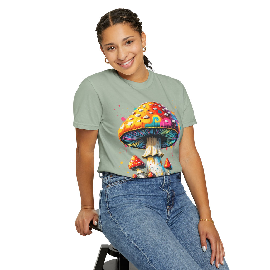 Lake Oswego Mushroom T-Shirt — Vintage Nature & Psychedelic Fungi Design