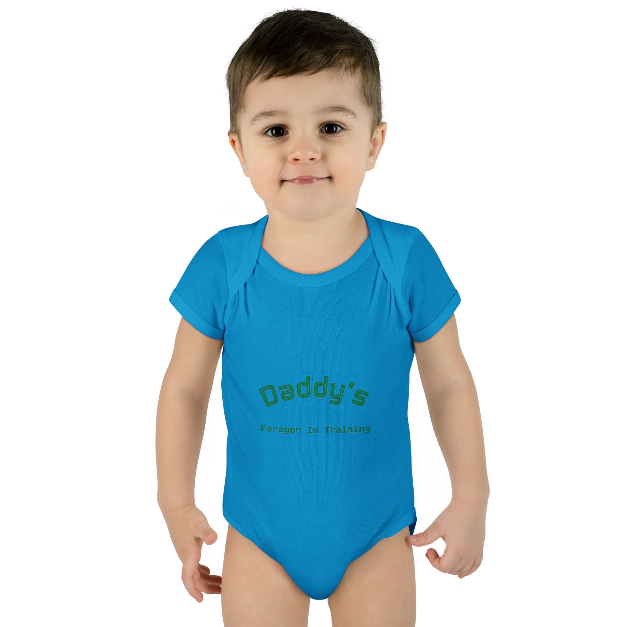 🍄👶 “Forest Friends” Baby Bodysuit One Piece