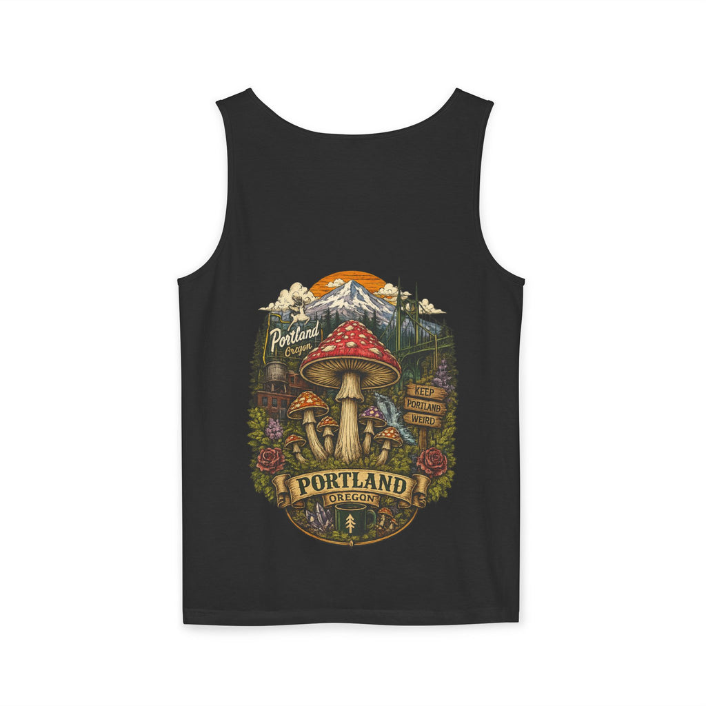 Mushroom Tank Top — Psychedelic & Portland Forest Graphic Tank