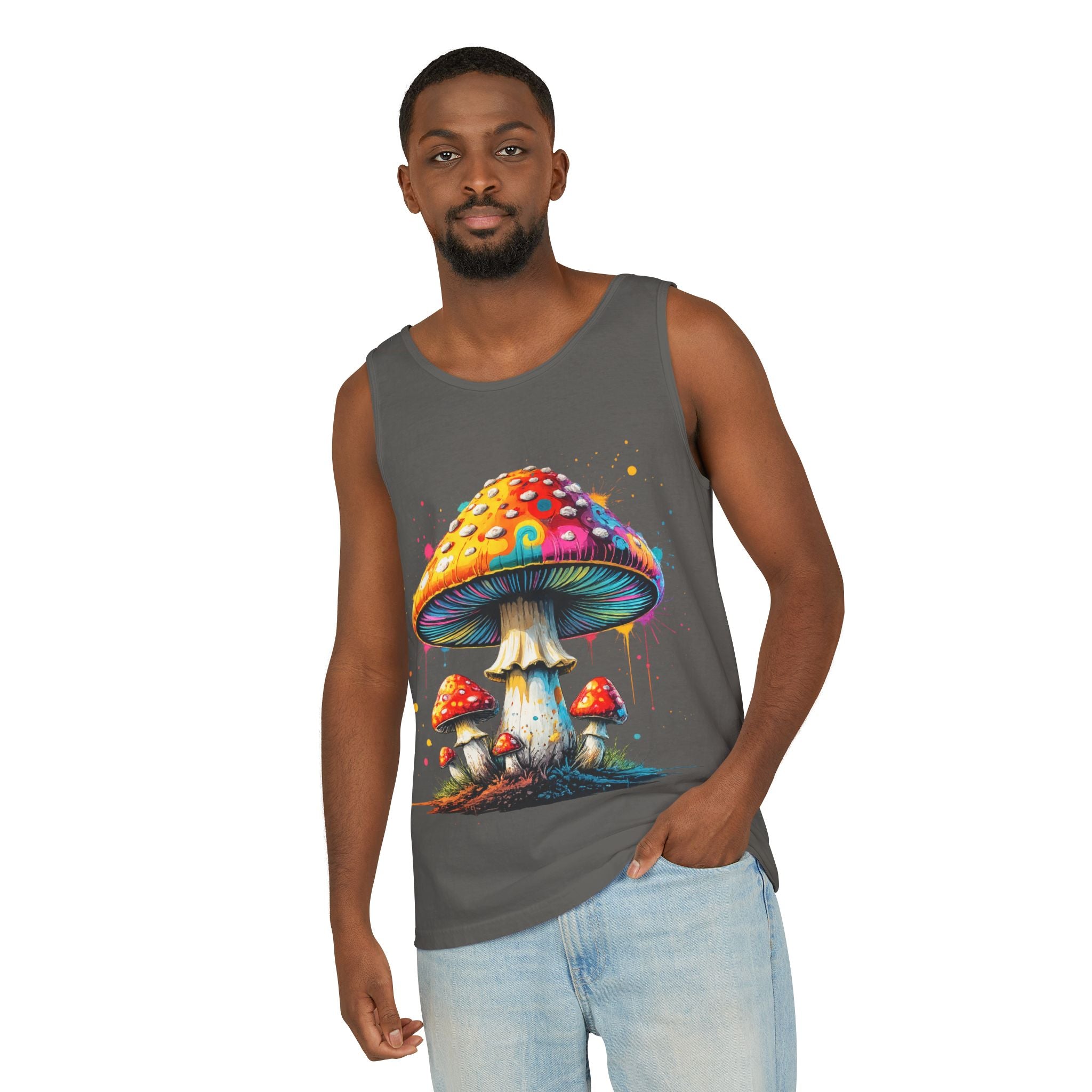 Mushroom Tank Top — Psychedelic & Portland Forest Graphic Tank