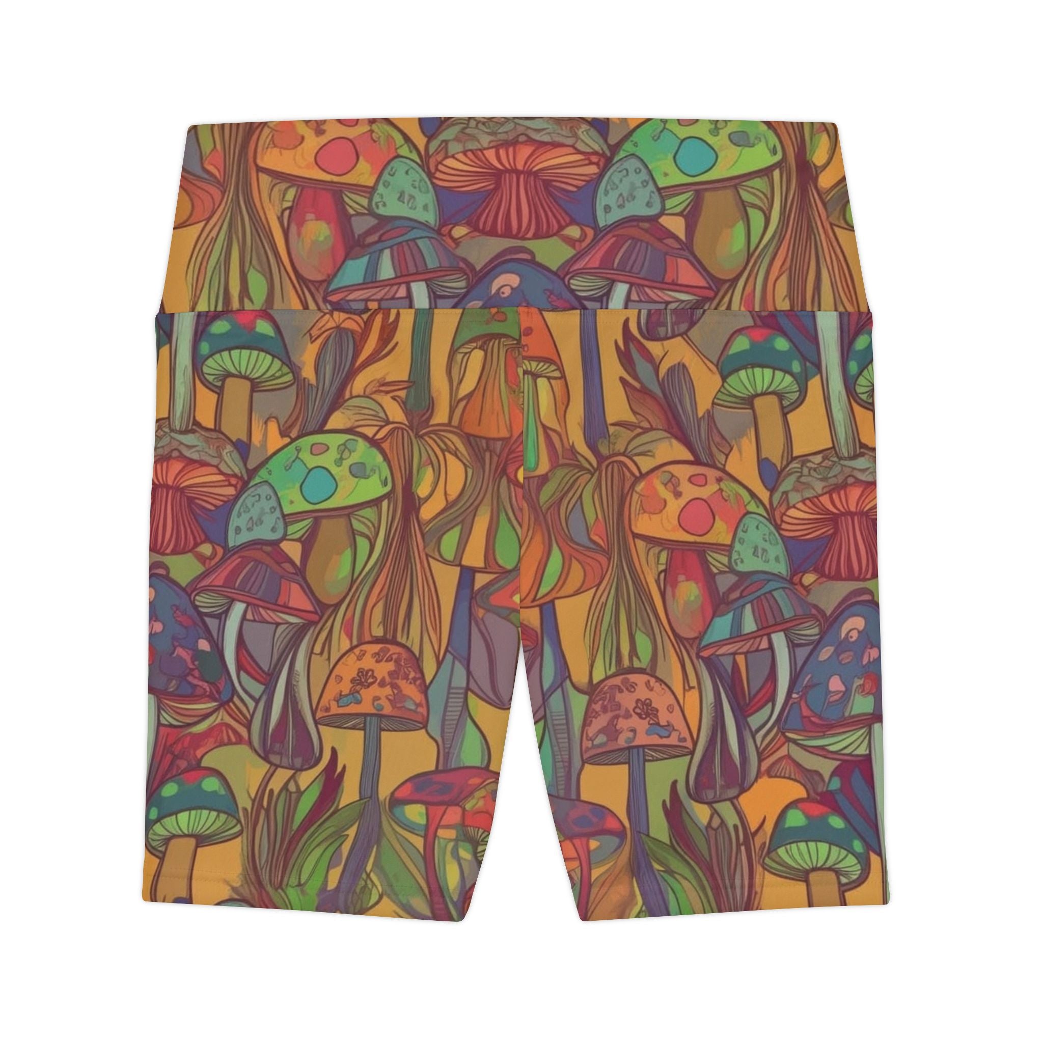 🌄 Forest Dash Shroom Biker Shorts 🍄⚡