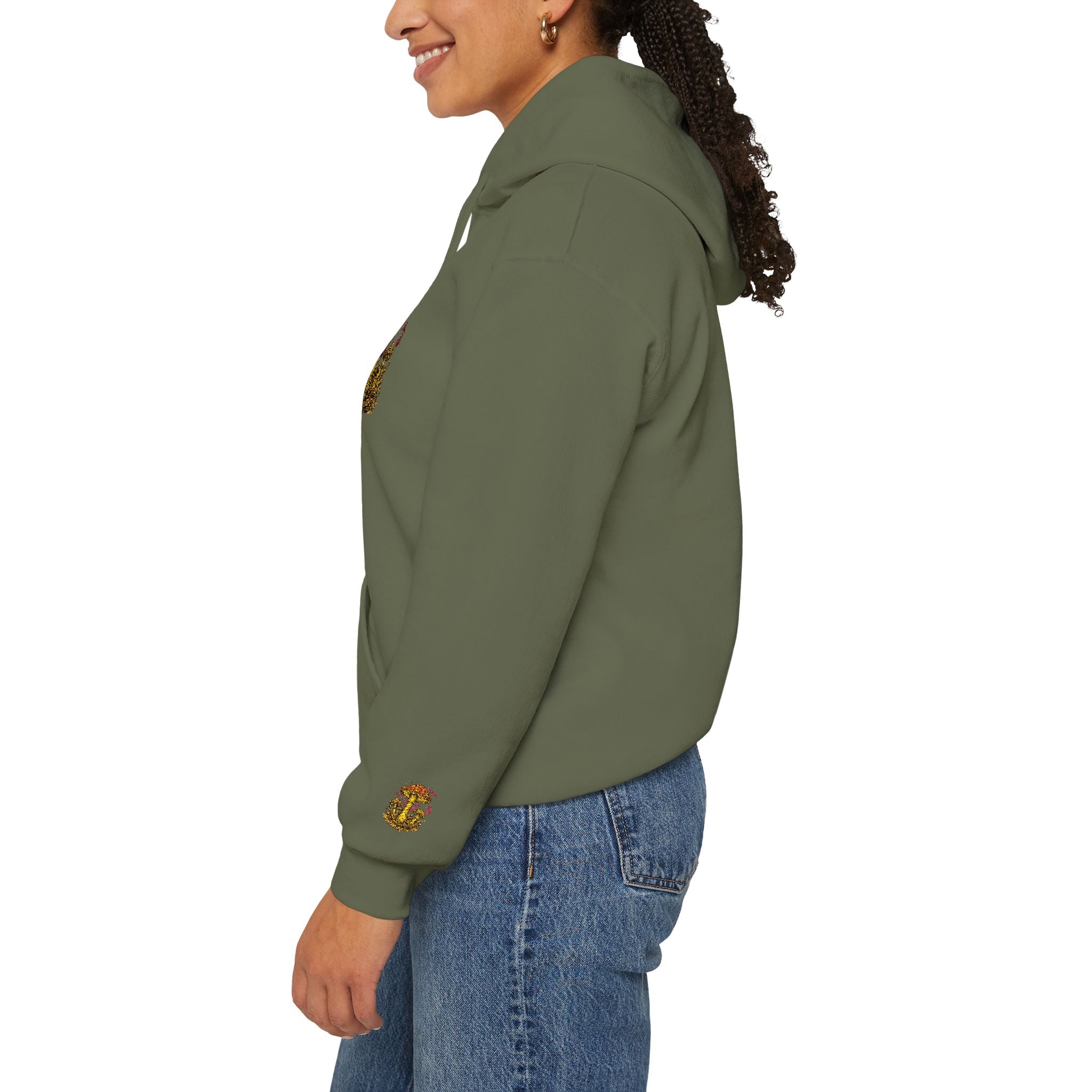 Mushroom Grove Hoodie – Whimsical Autumn Forest Mushroom Sweatshirt