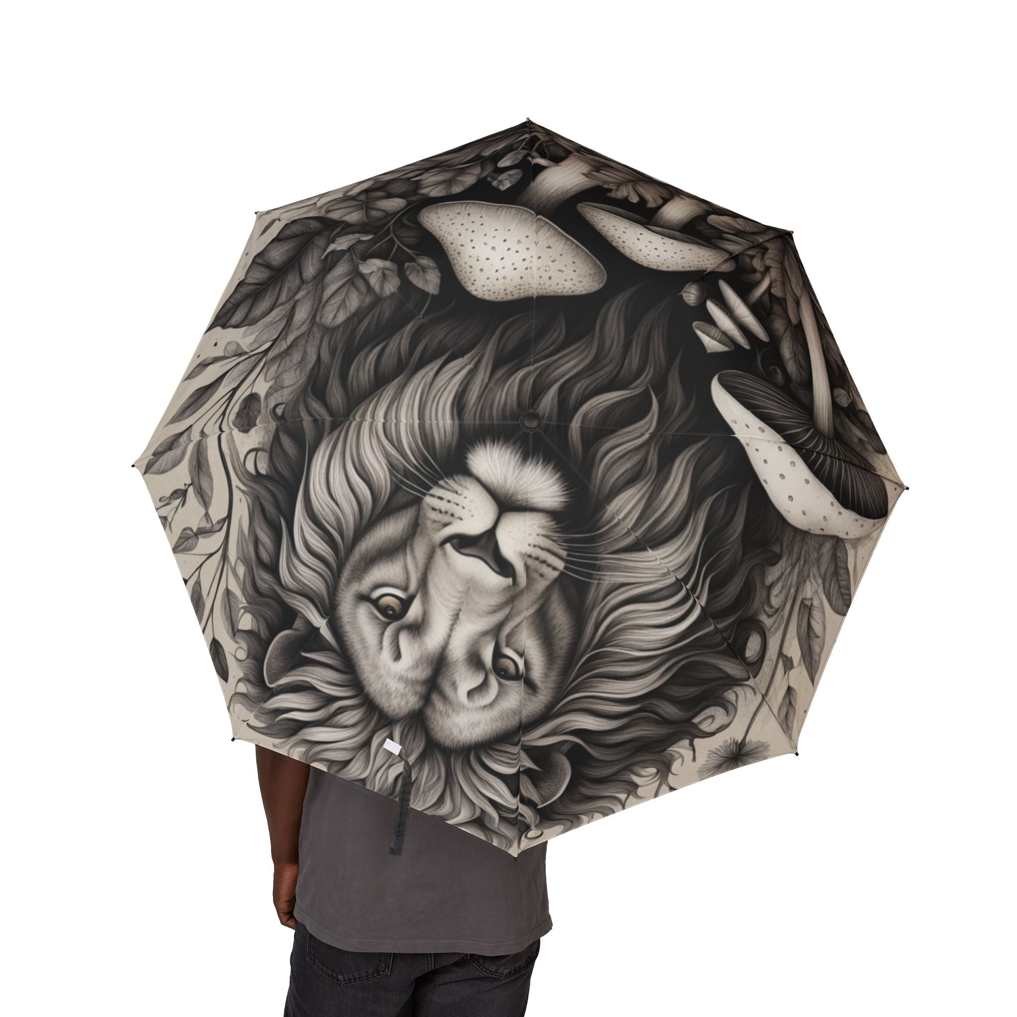 🦁 "Guardian of the Rain" Lion Umbrella – Power in Every Storm ☔
