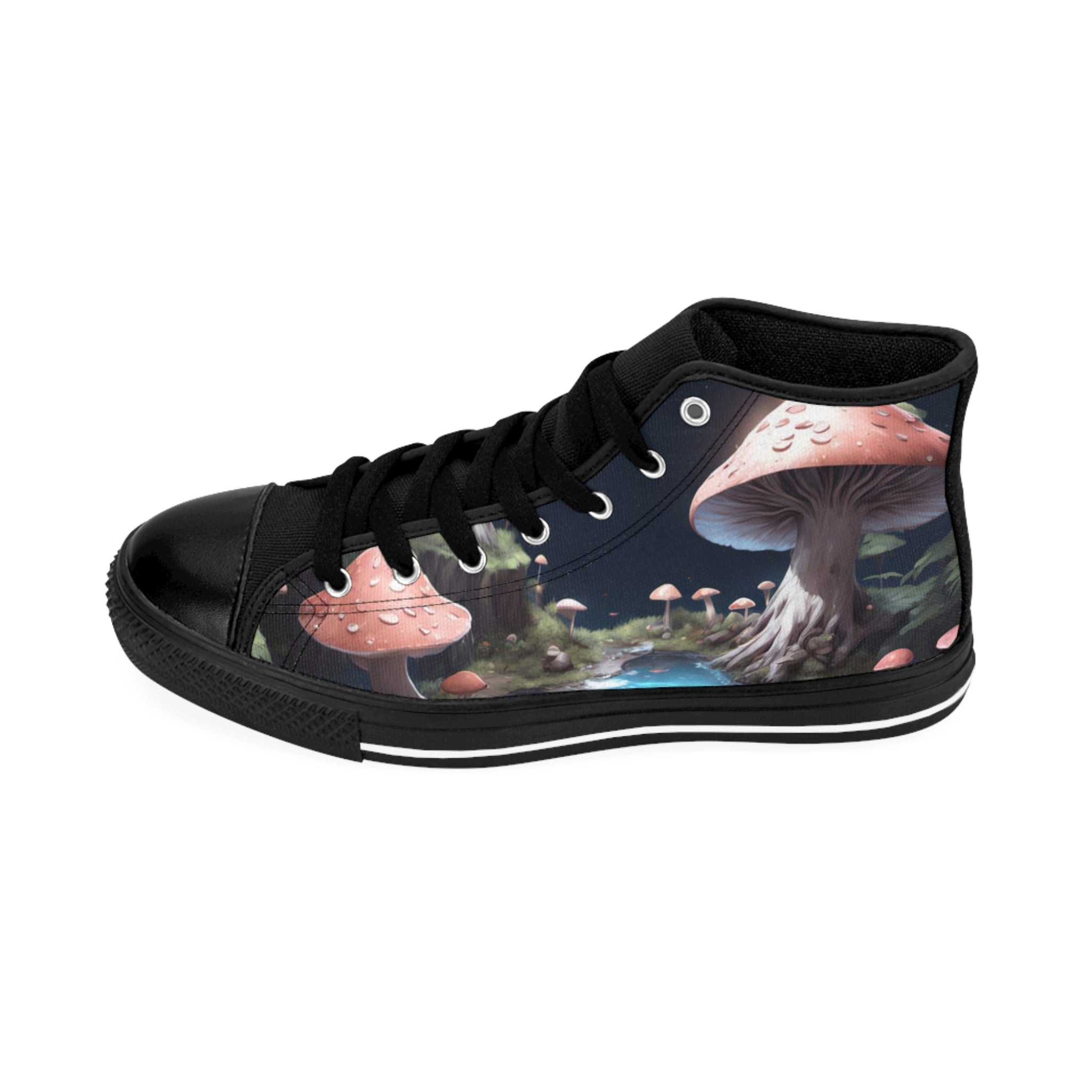 🍄 “Enchanted Steps” Mushroom Pond High-Tops 🌙
