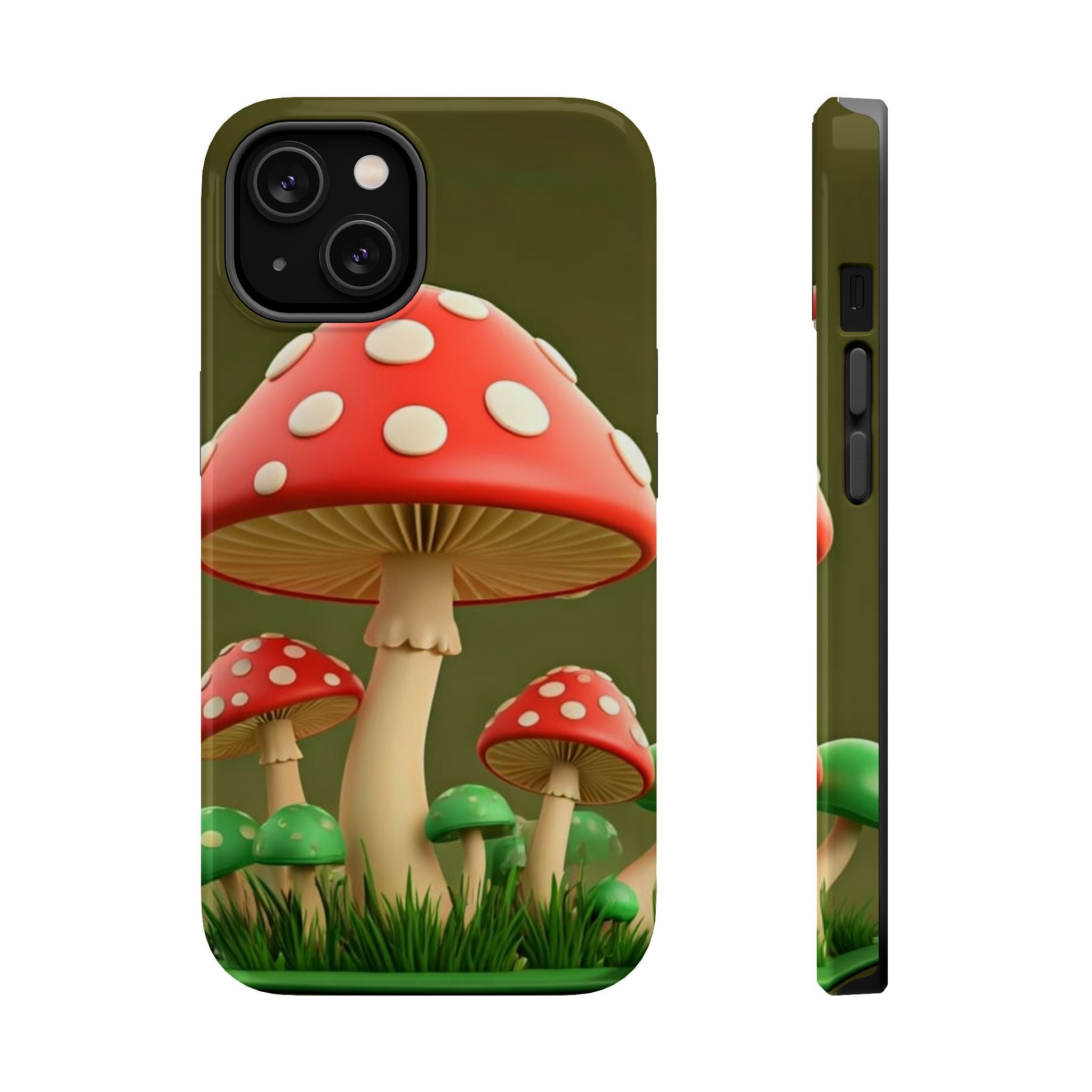 🍄🔥Golden Glow Mushroom Phone Case – Nature Meets Radiance" 🍄✨📱