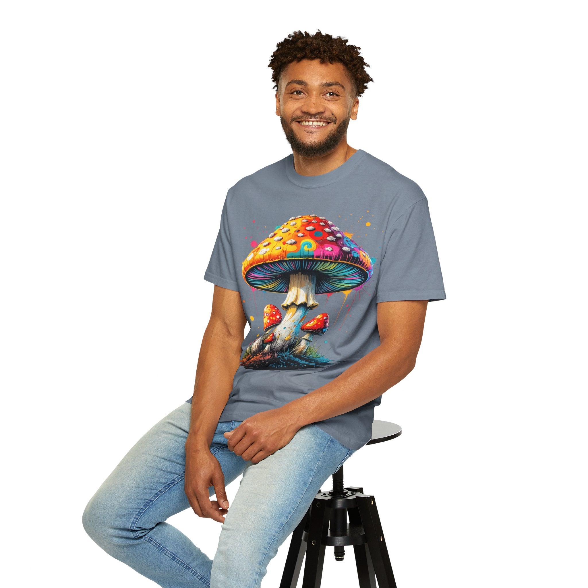 Lake Oswego Mushroom T-Shirt — Vintage Nature & Psychedelic Fungi Design