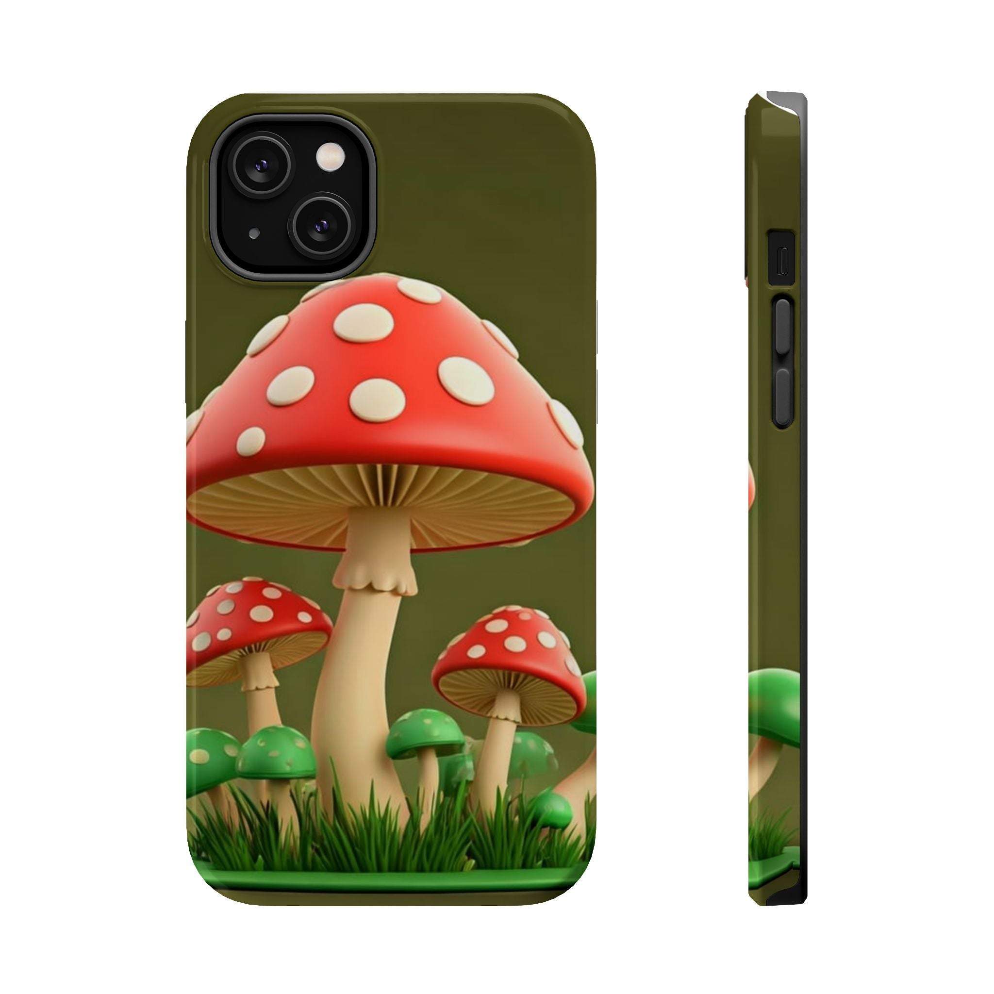 🍄🔥Golden Glow Mushroom Phone Case – Nature Meets Radiance" 🍄✨📱