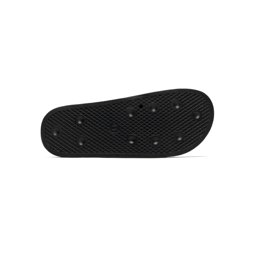 Slide Sandals: Rainbow Pattern Slide Sandals — Rainbow Grunge Pool Slides