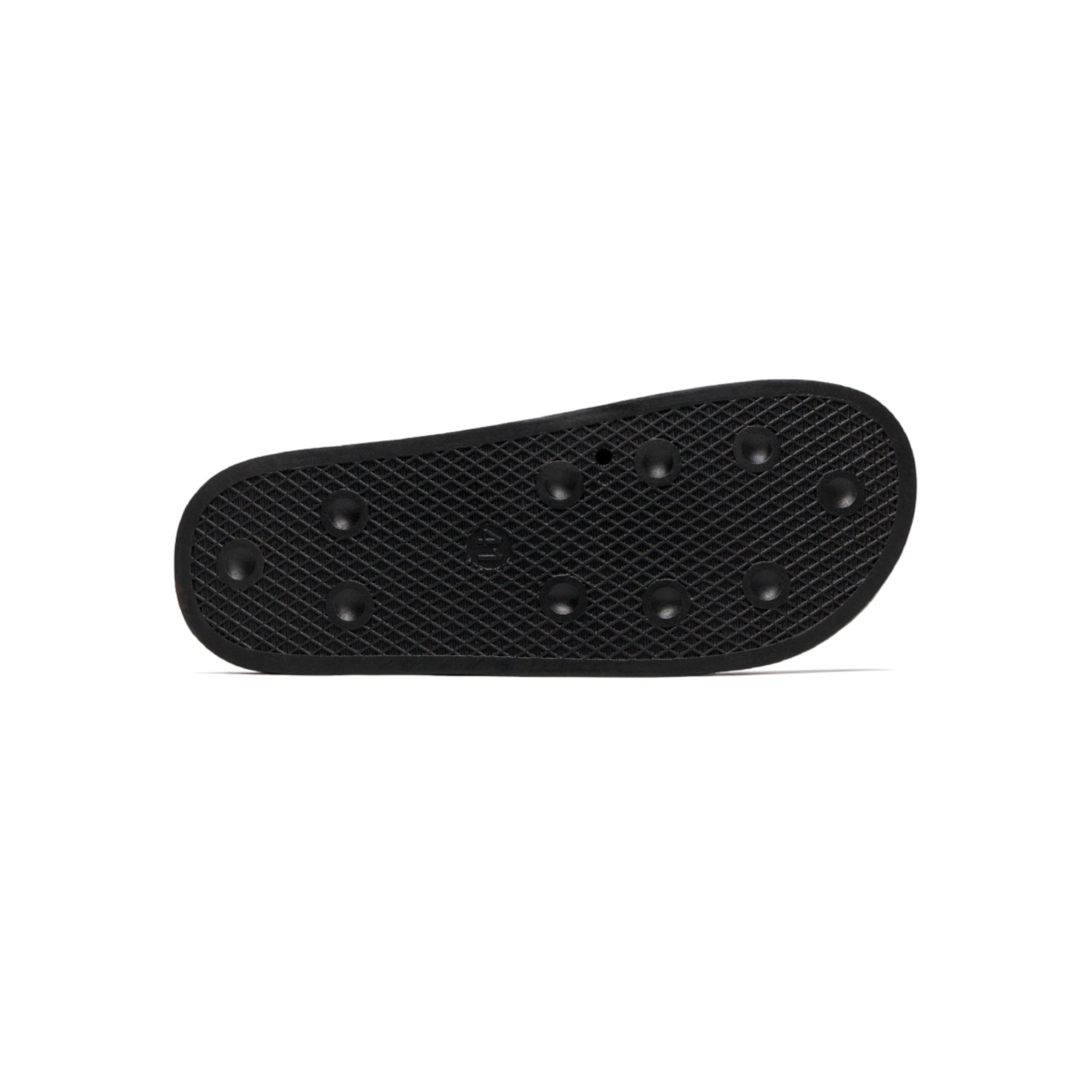 Slide Sandals: Rainbow Pattern Slide Sandals — Rainbow Grunge Pool Slides