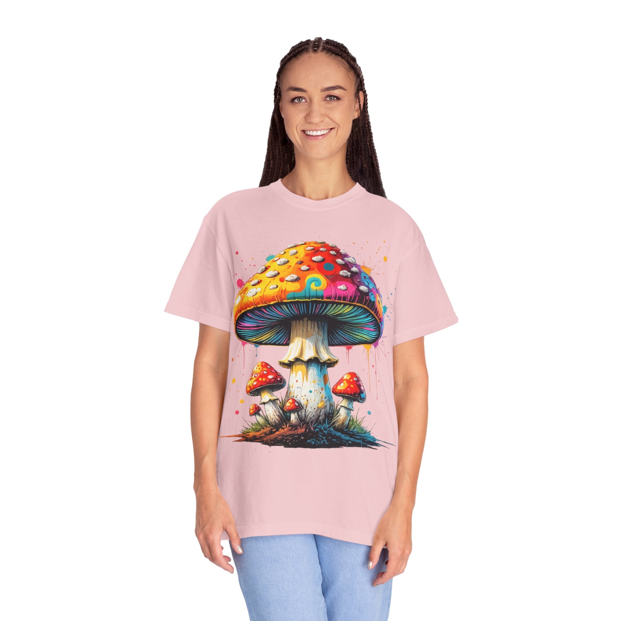 Lake Oswego Mushroom T-Shirt — Vintage Nature & Psychedelic Fungi Design