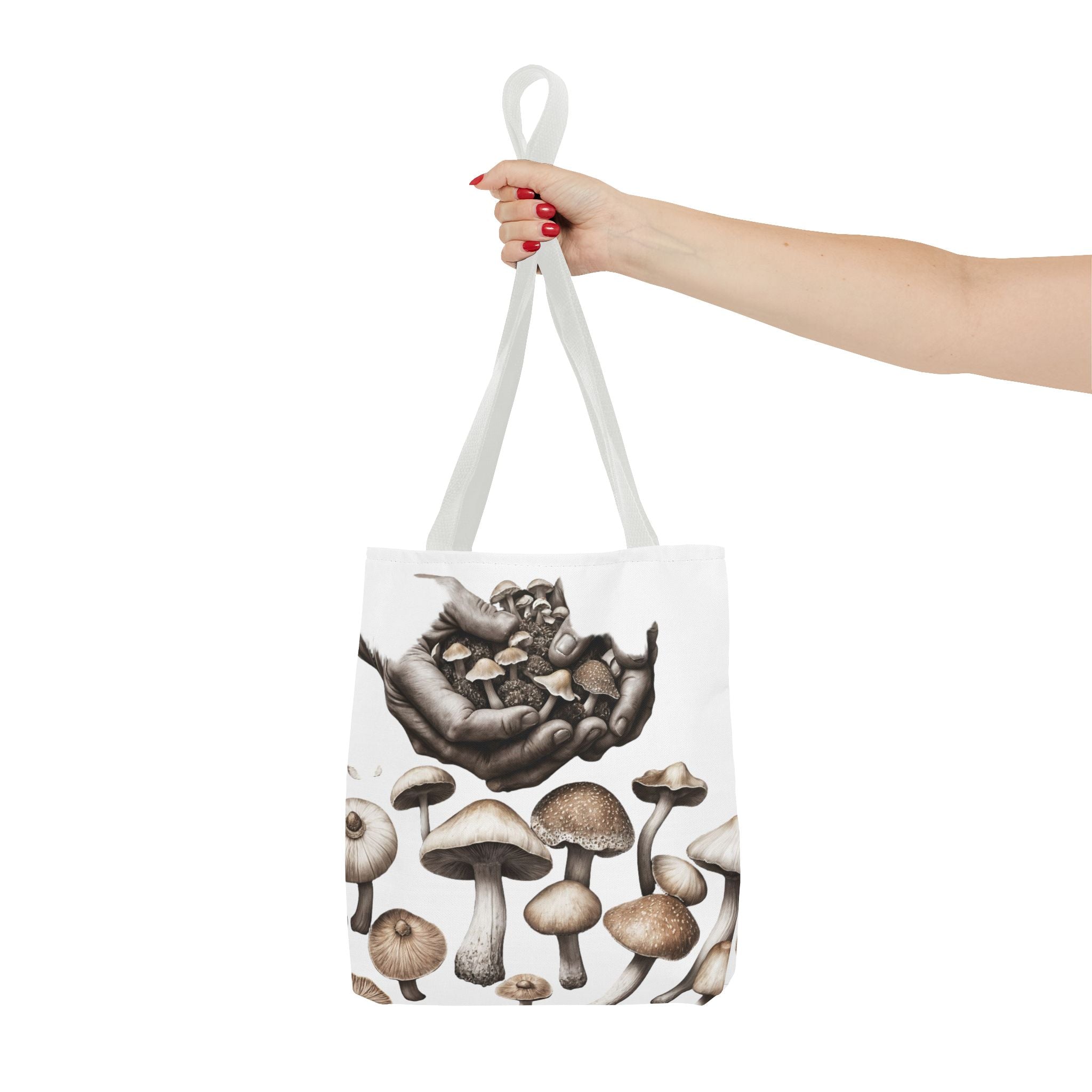 👐 “Harvested by Hand” Mushroom Tote – Carry Nature’s Story 🍄