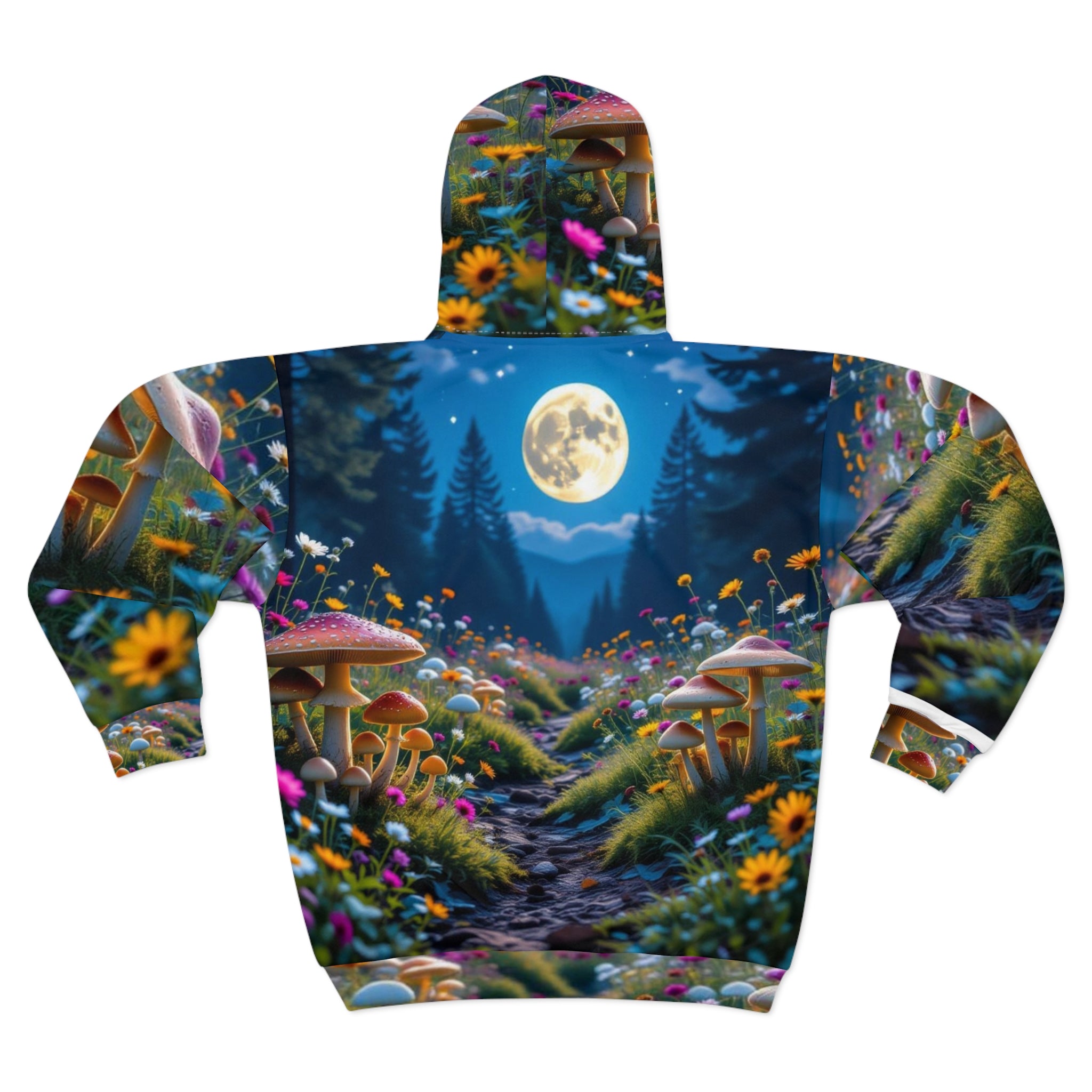 🌕 Enchanted Forest Mushroom Hoodie – Wear the Magic