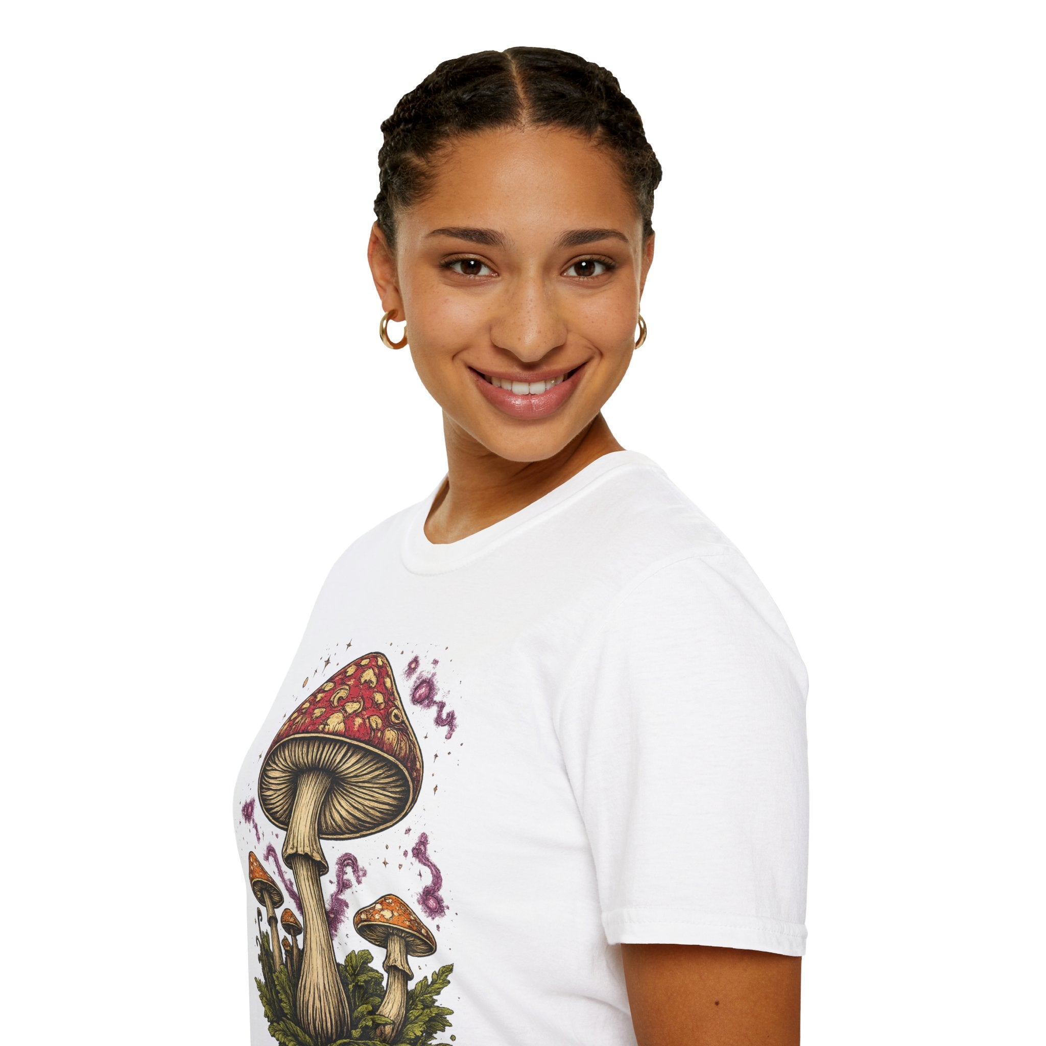 Mushroom Magic T-Shirt — Vintage Red Toadstool Illustration