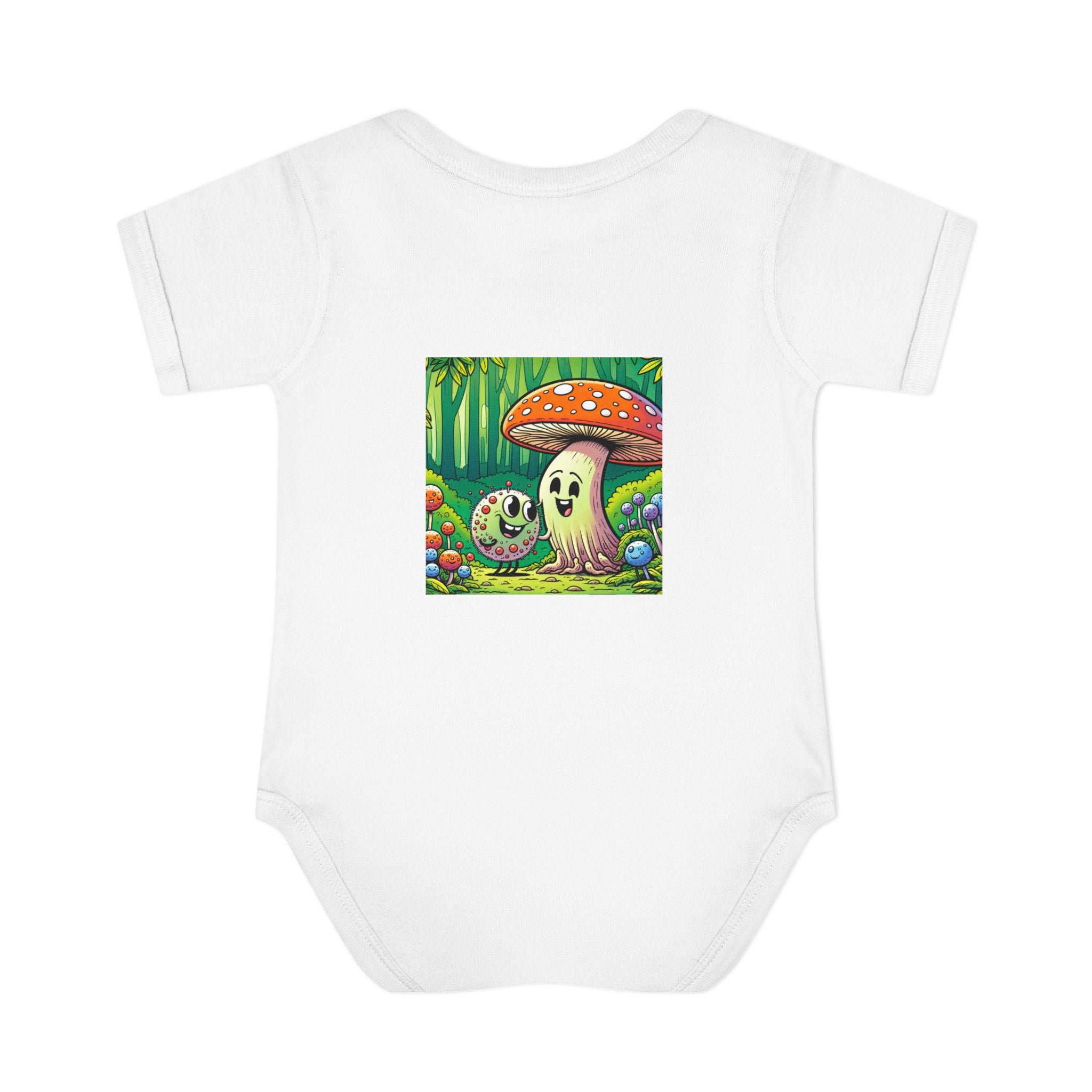🍄👶 “Forest Friends” Baby Bodysuit