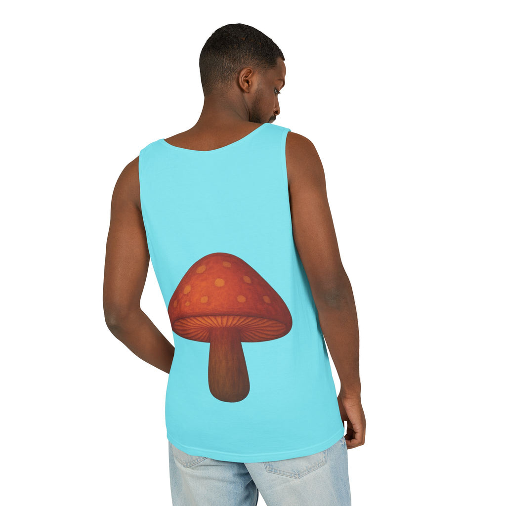 Portland Mushroom Tank Top — Vintage Forest Travel Graphic