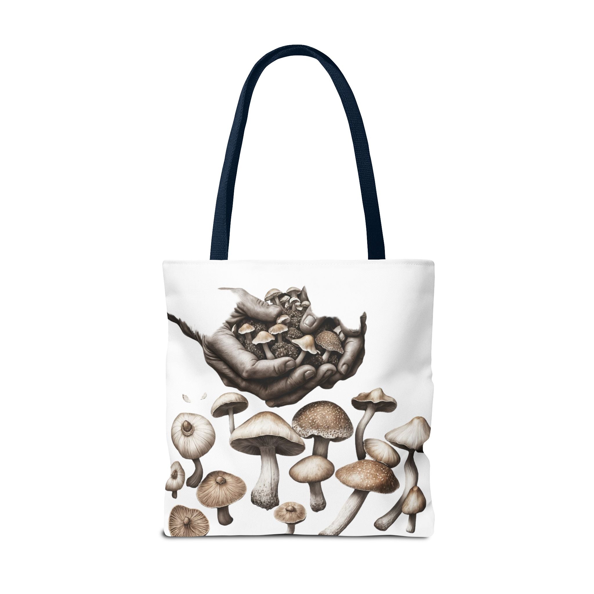 👐 “Harvested by Hand” Mushroom Tote – Carry Nature’s Story 🍄