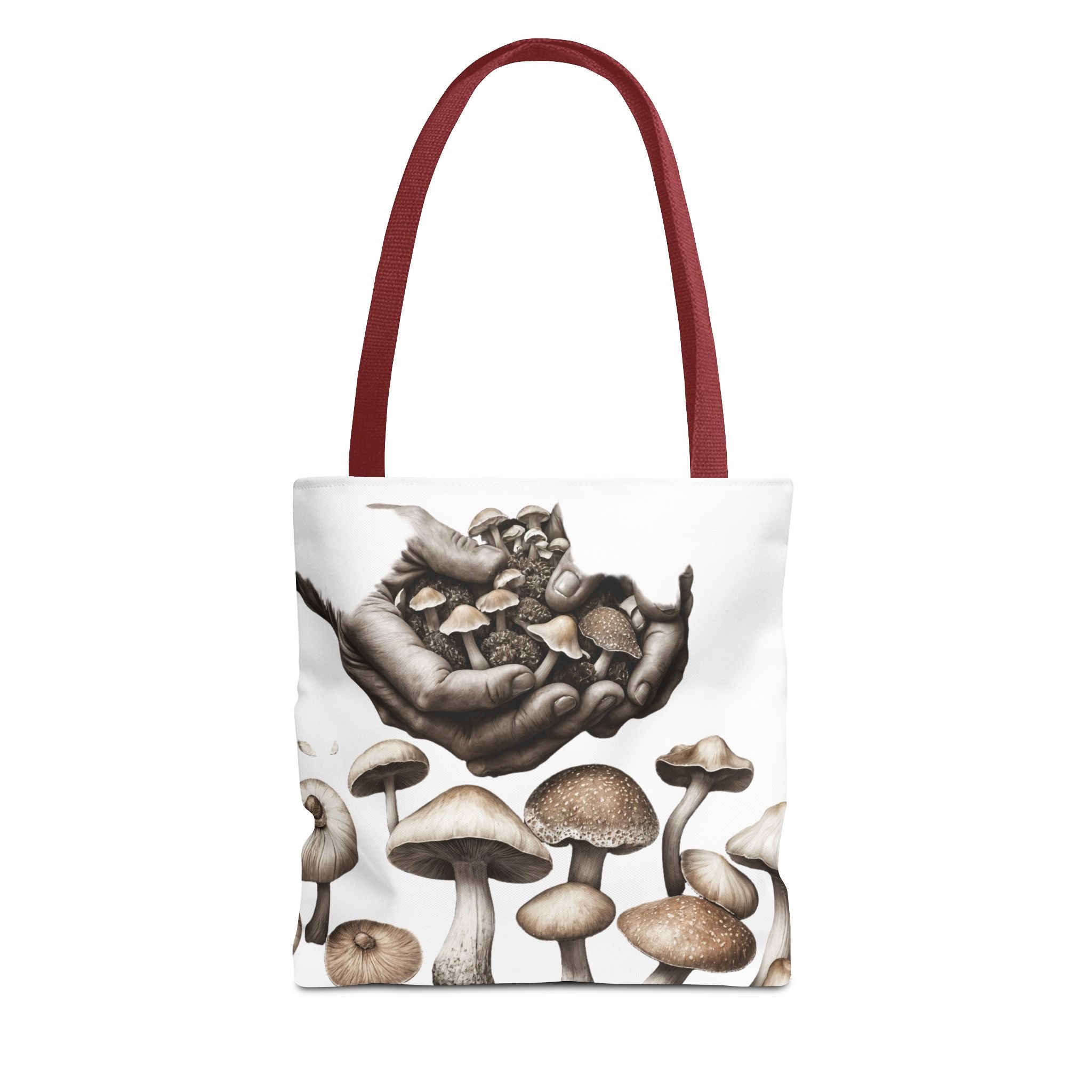 👐 “Harvested by Hand” Mushroom Tote – Carry Nature’s Story 🍄