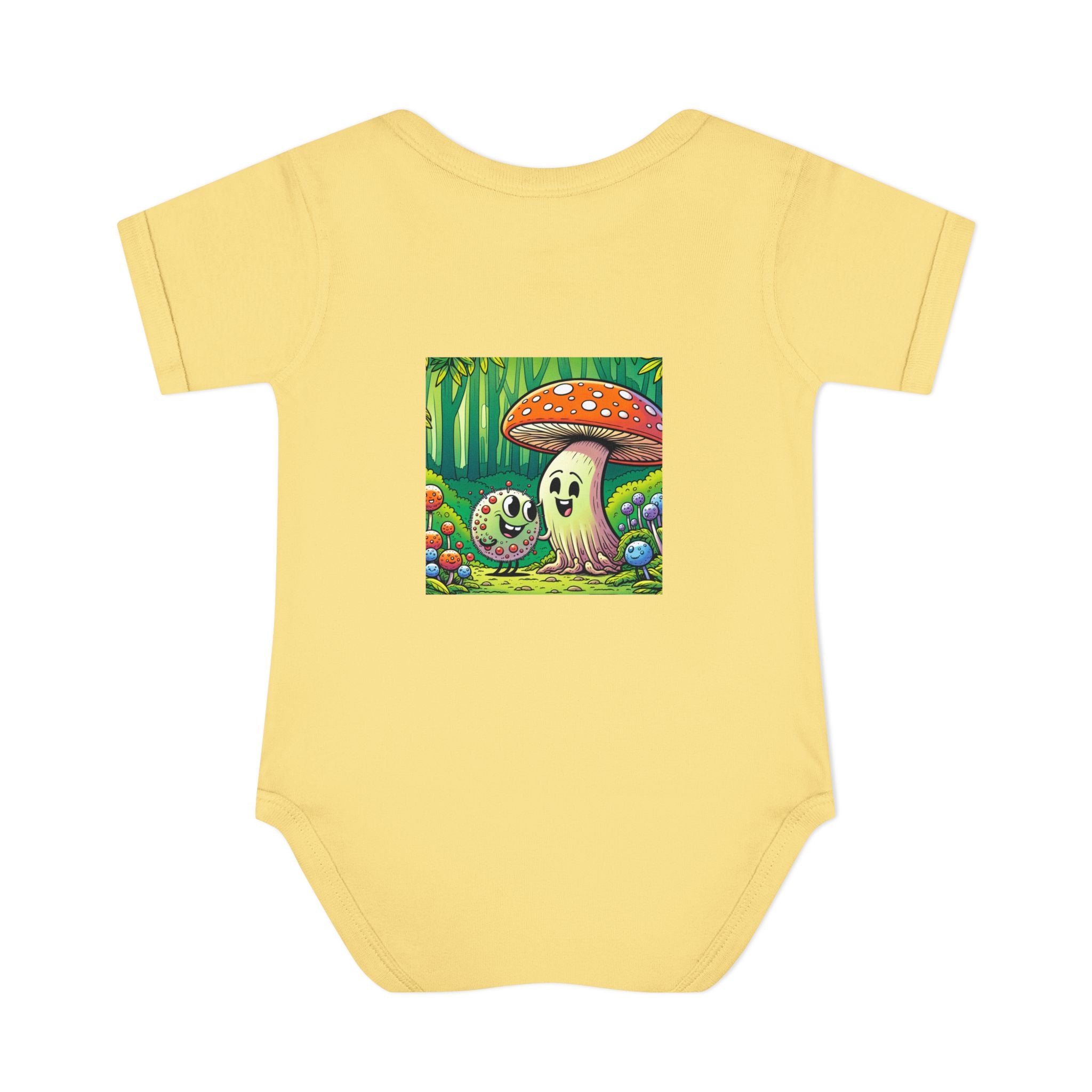🍄👶 “Forest Friends” Baby Bodysuit