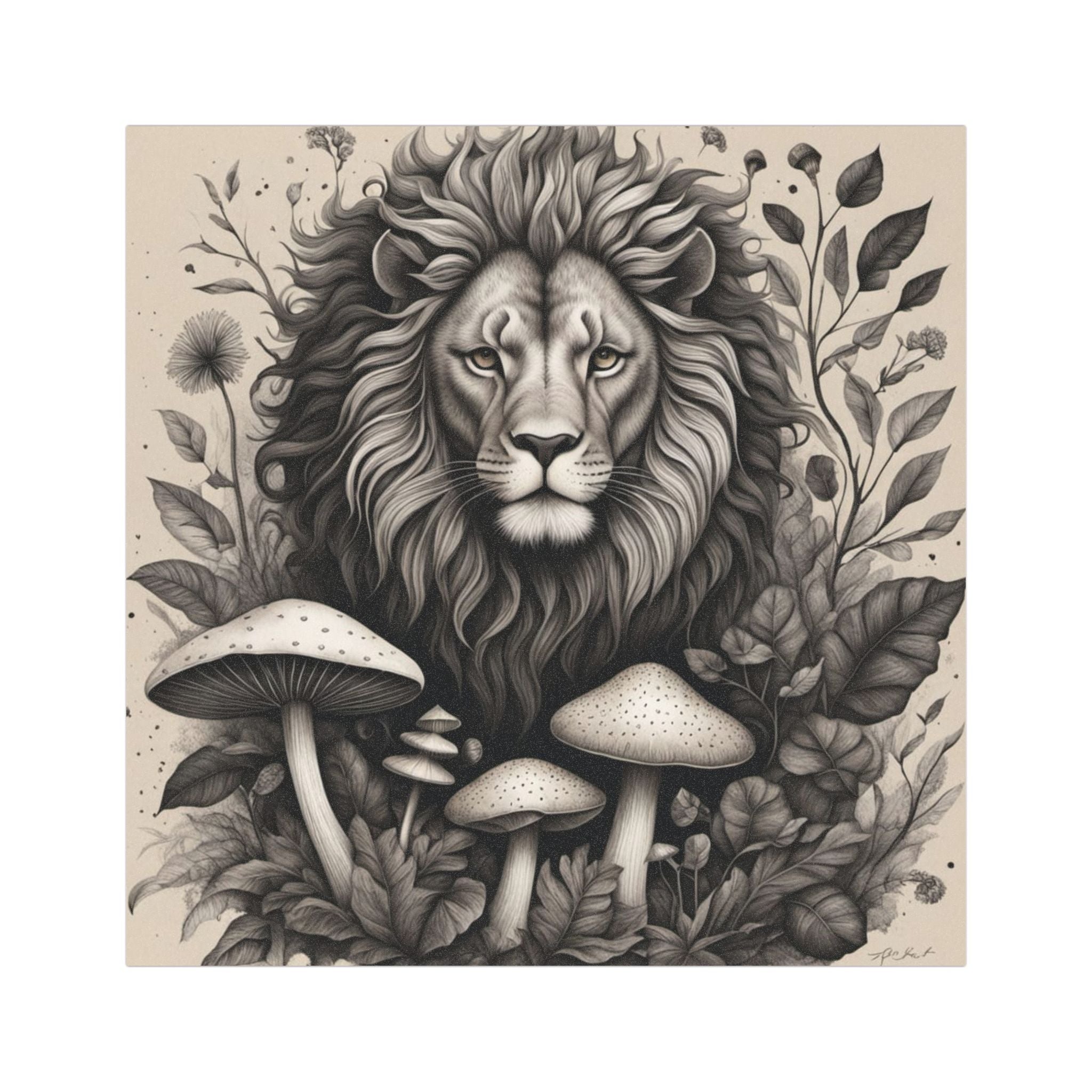 🦁🍄 "Mycelium Majesty on Board" 🍄🦁 Car Magnets