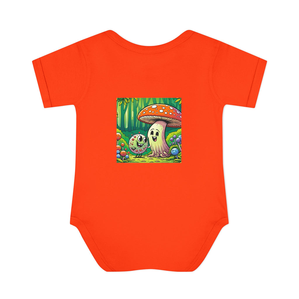 🍄👶 “Forest Friends” Baby Bodysuit