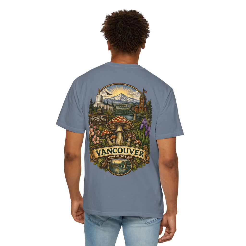 Lake Oswego Mushroom T-Shirt — Vintage Nature & Psychedelic Fungi Design