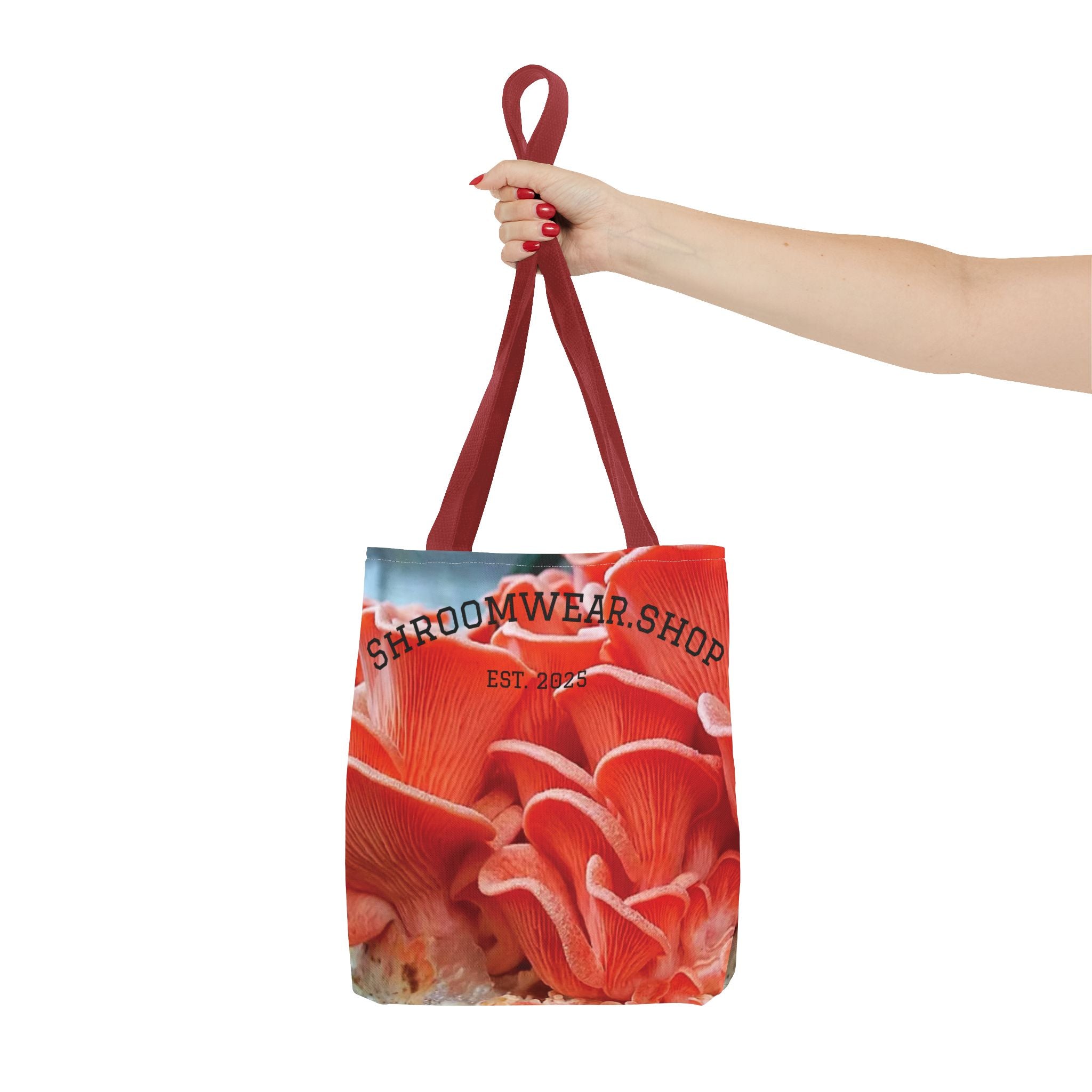 Bag: Mushroom Print Tote Bag – All-Over-Print Canvas Tote