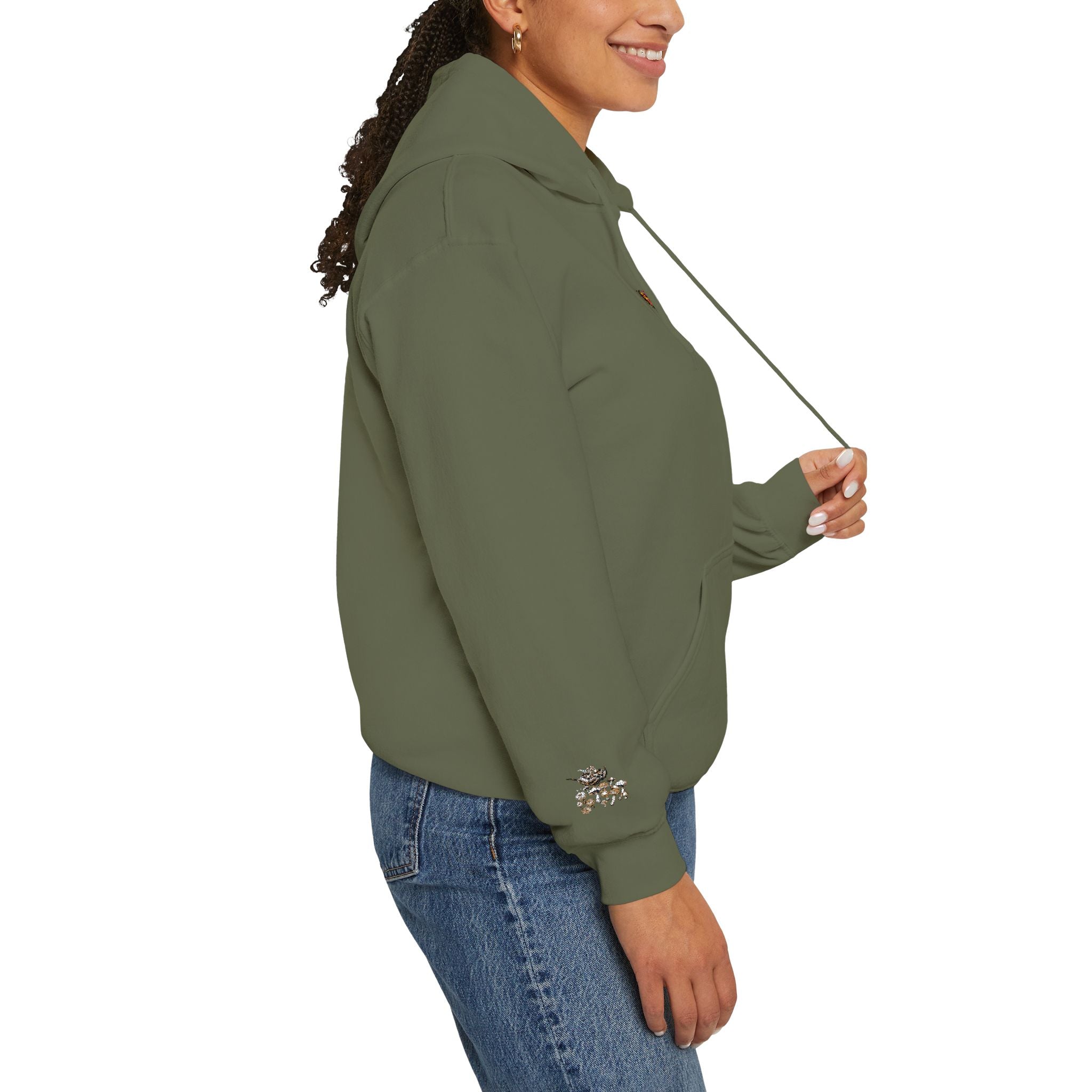 Mushroom Grove Hoodie – Whimsical Autumn Forest Mushroom Sweatshirt