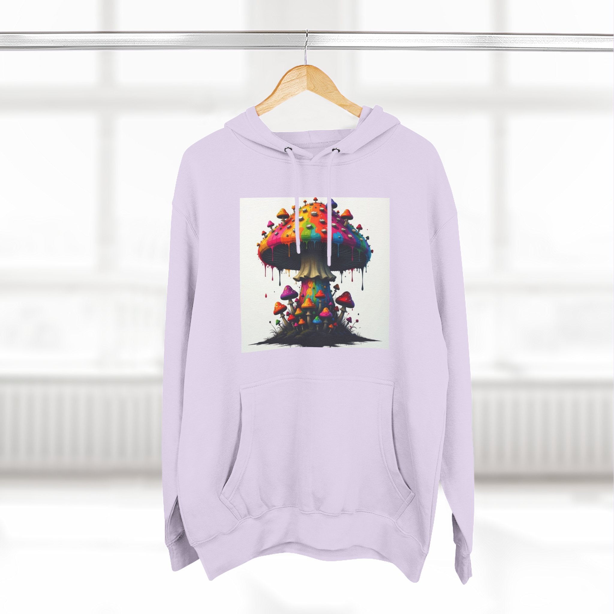 Shroom Works Hoodie — Colorful Psychedelic Mushroom Art Pullover