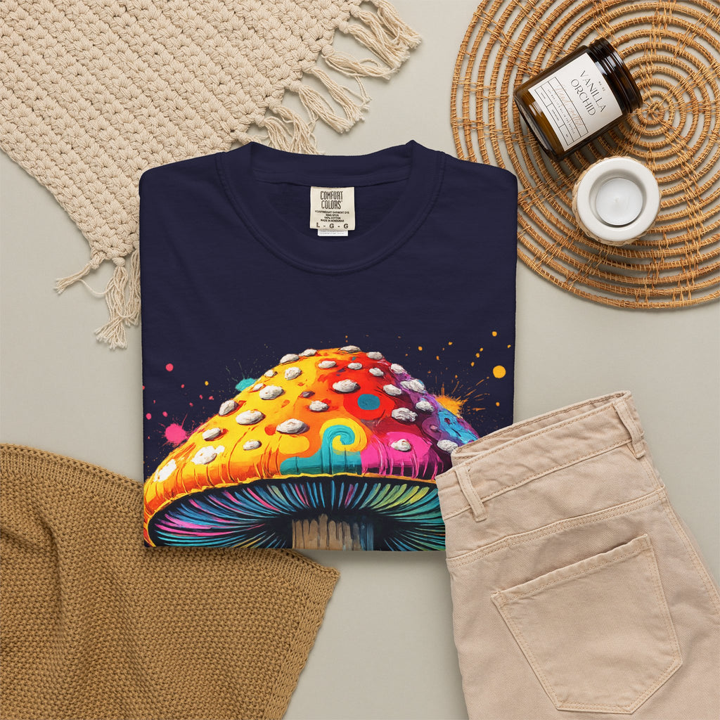 Lake Oswego Mushroom T-Shirt — Vintage Nature & Psychedelic Fungi Design