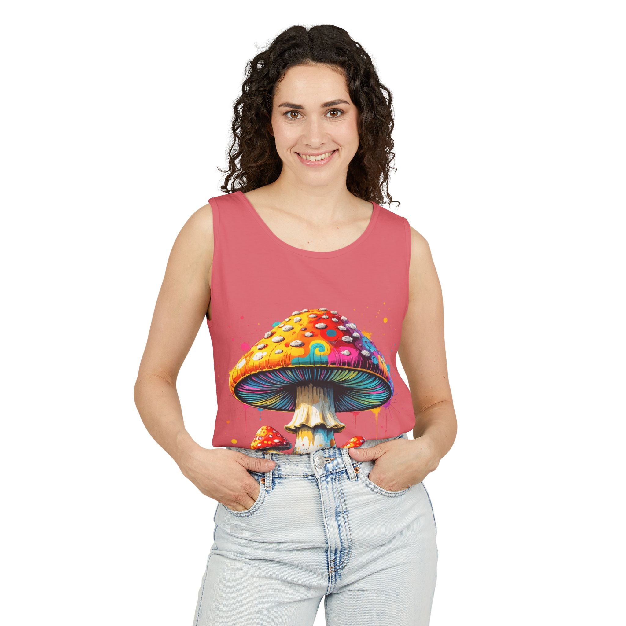 Mushroom Tank Top — Psychedelic & Portland Forest Graphic Tank