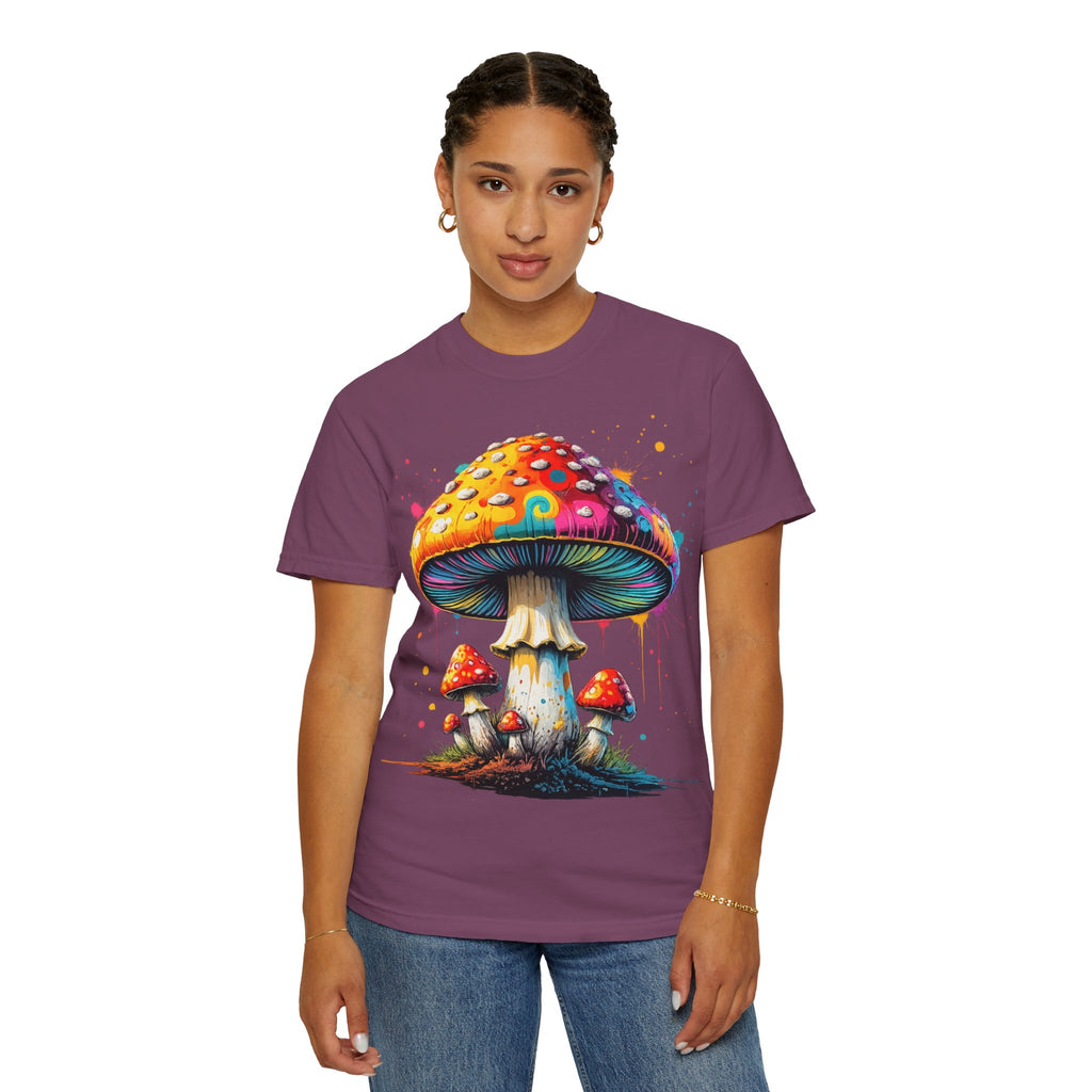 Lake Oswego Mushroom T-Shirt — Vintage Nature & Psychedelic Fungi Design